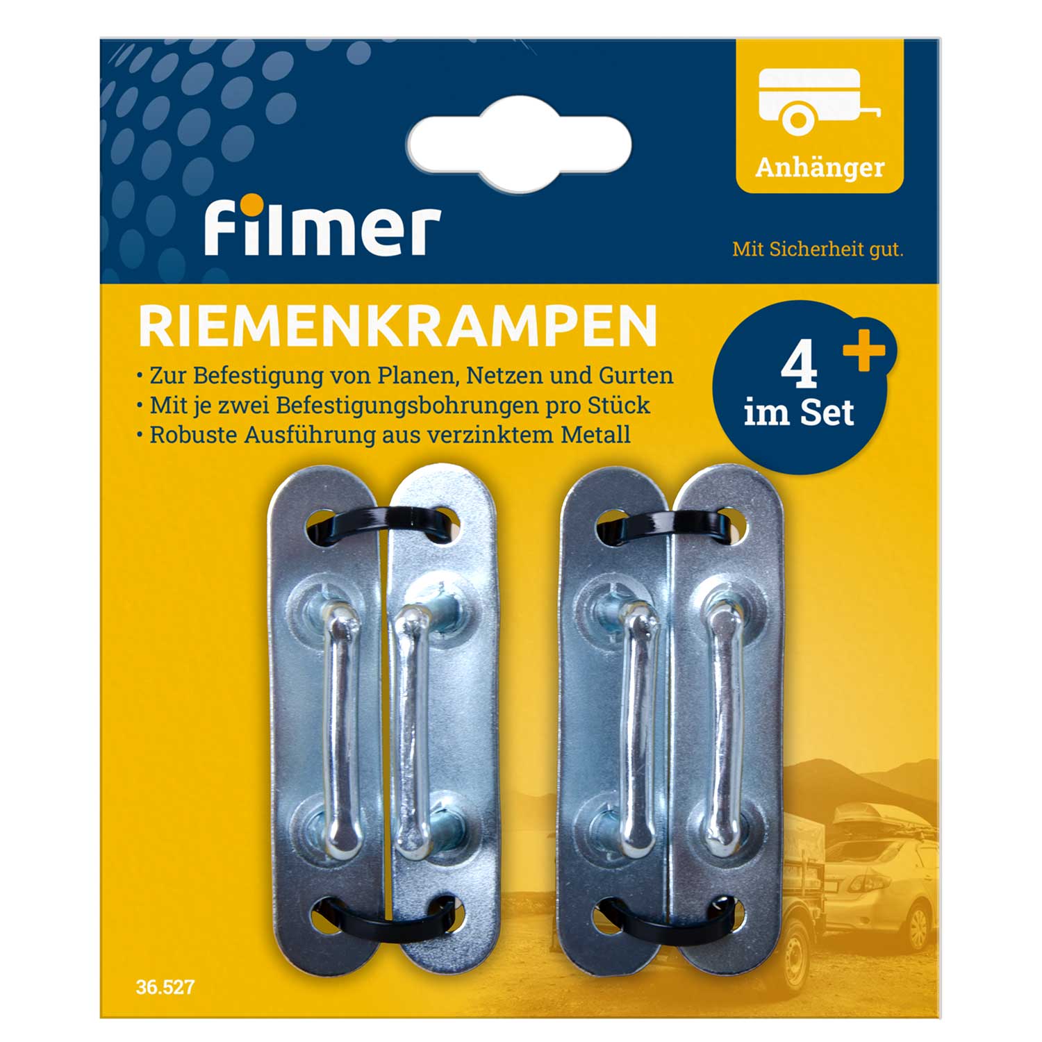 Riemenkrampen, 4er-Set
