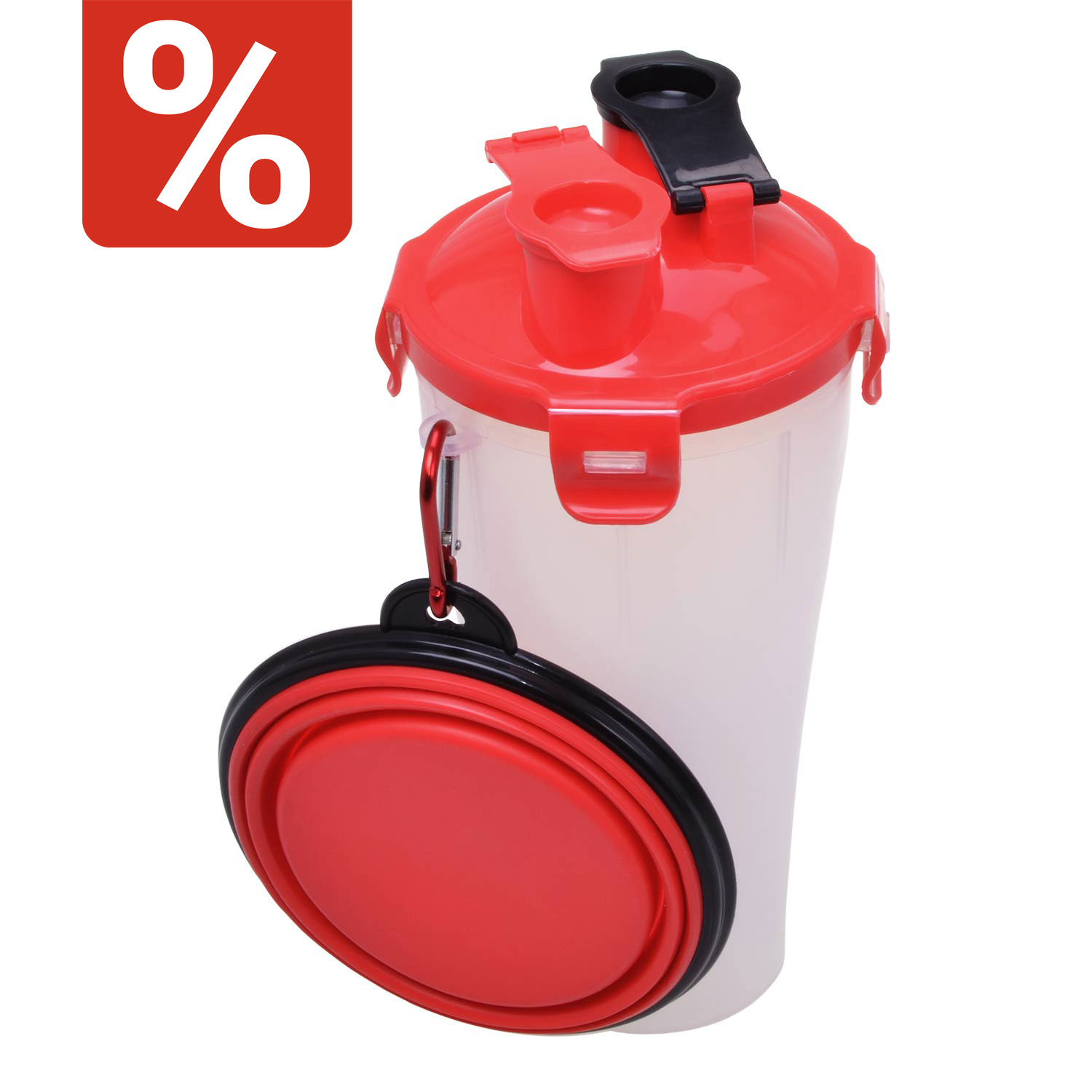 Hunde Wasser-Futterflasche