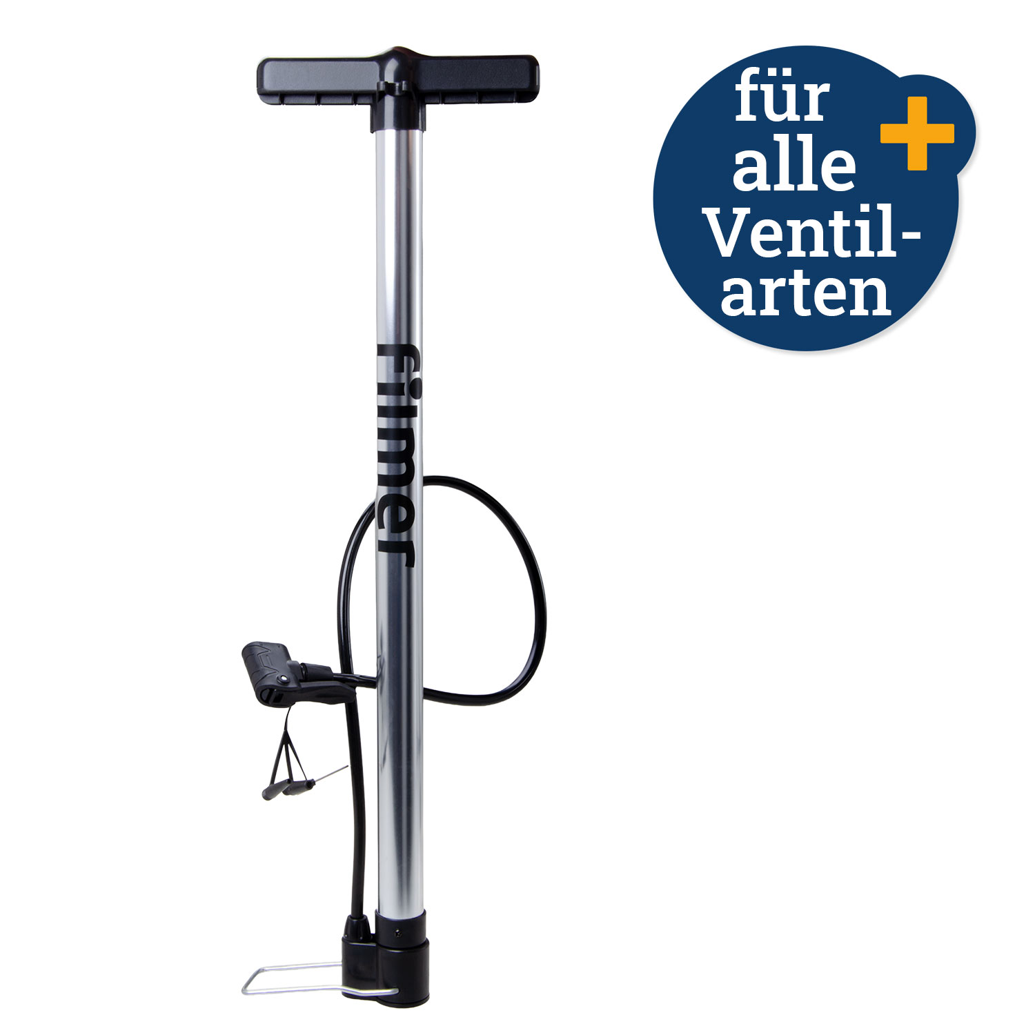 Standluftpumpe Aluminium