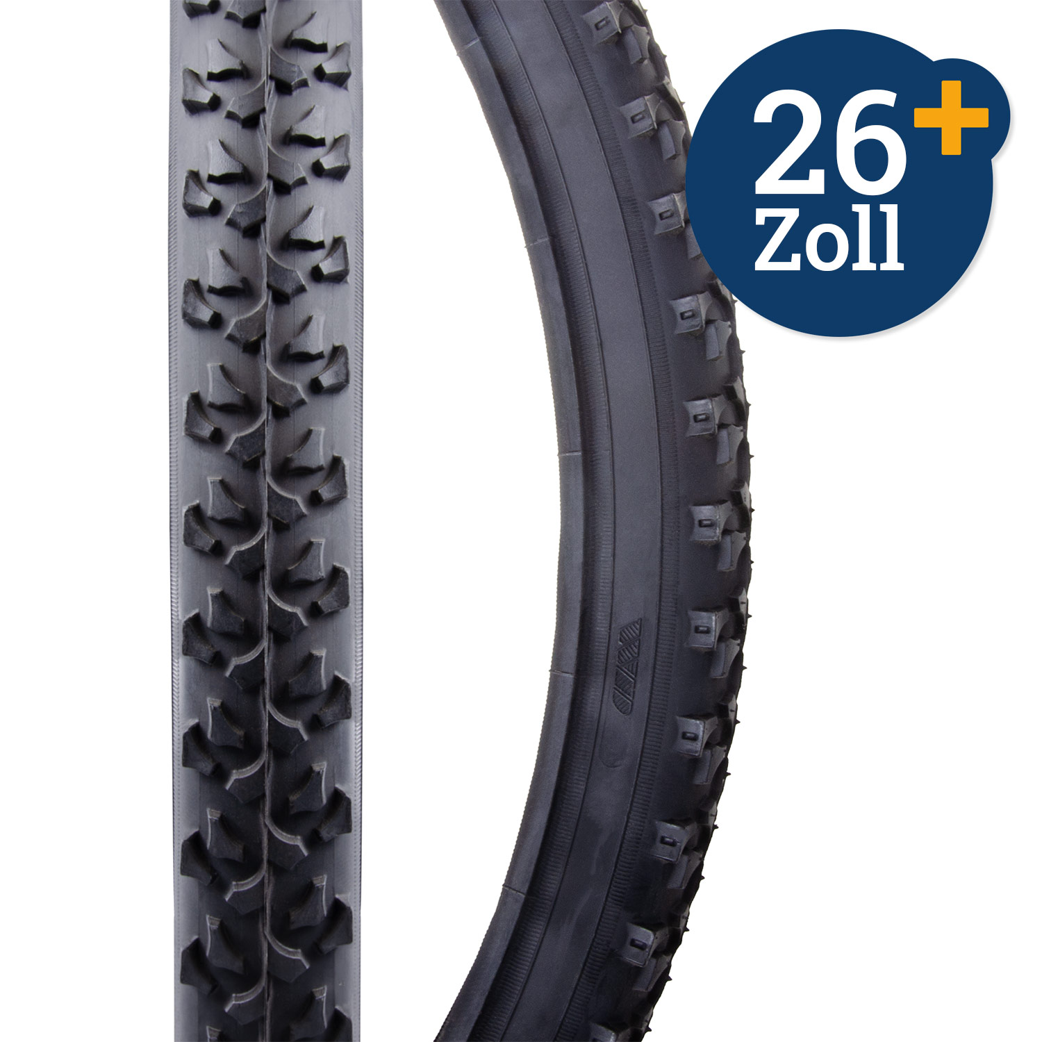 Fahrraddecke 26x1,75 Standard schwarz