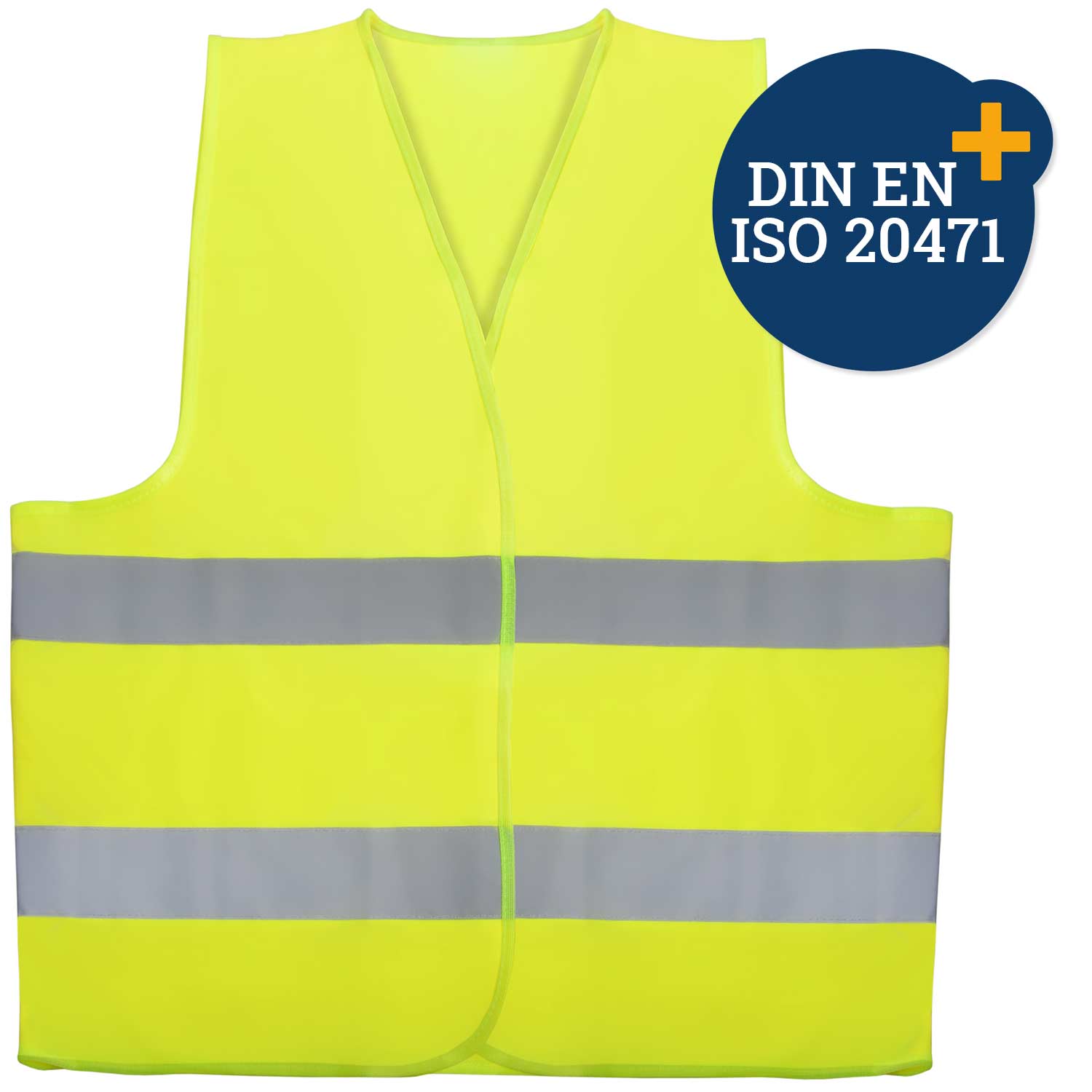Warnweste Highlight gelb DIN EN ISO 20471