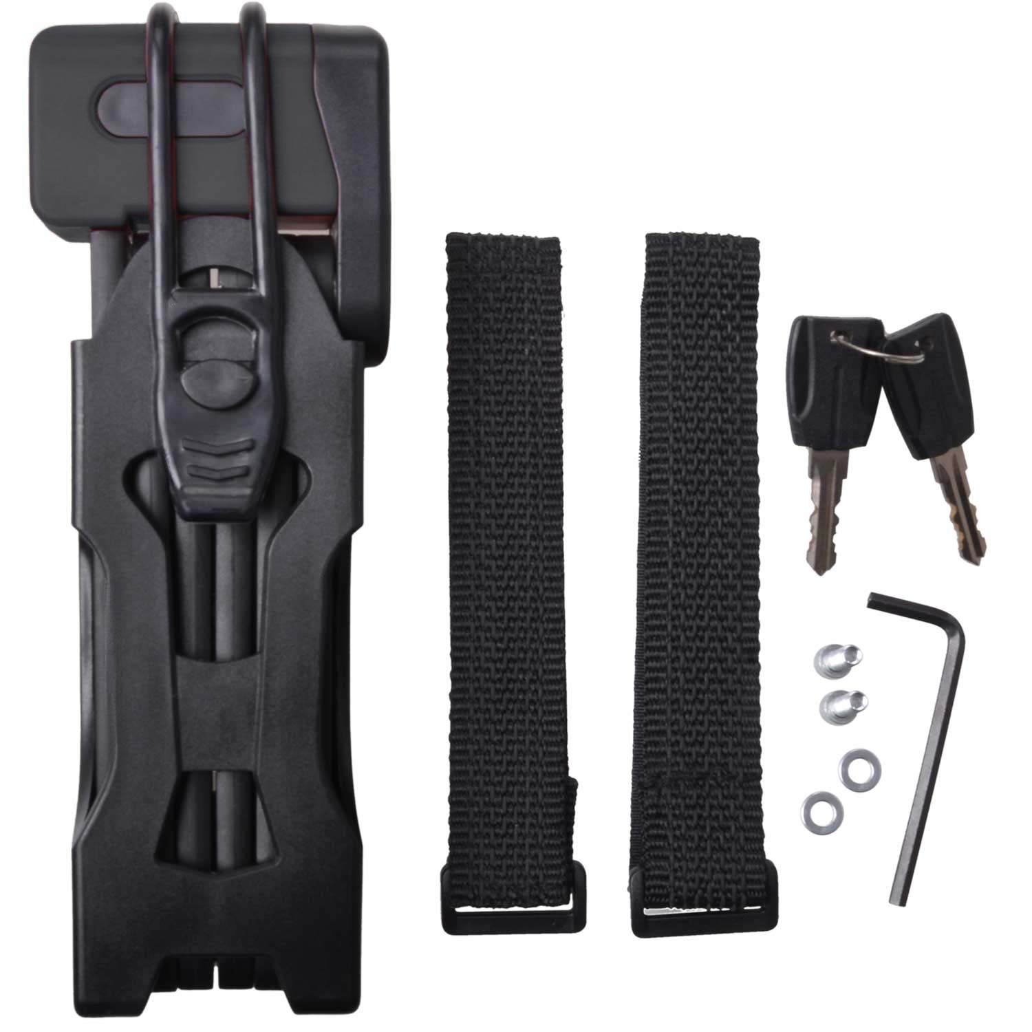 Faltschloss mit               Zylinderschloss