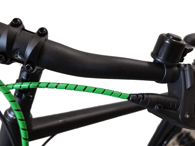 Fahrrad Spiralummantelung grün
