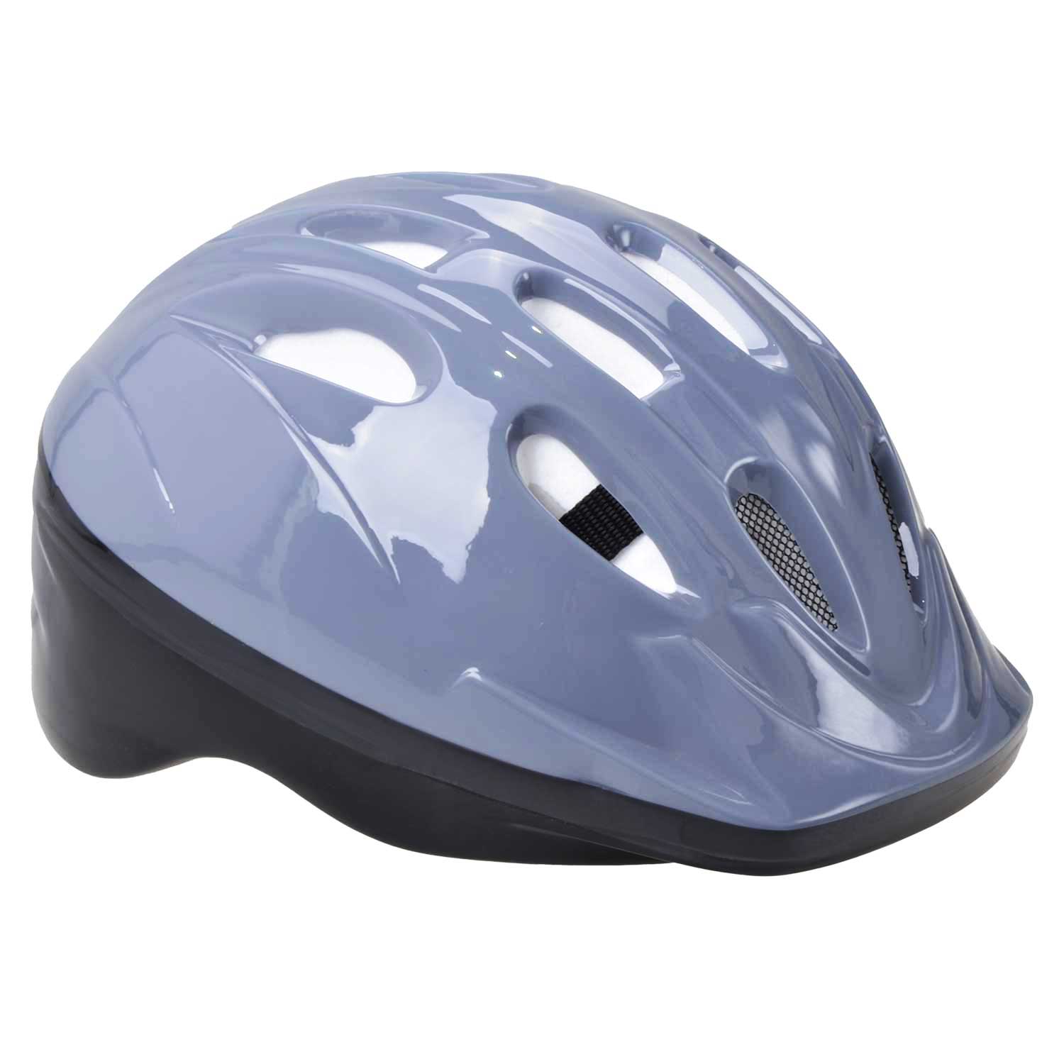 Fahrradhelm für Kinder        grau-glänzend