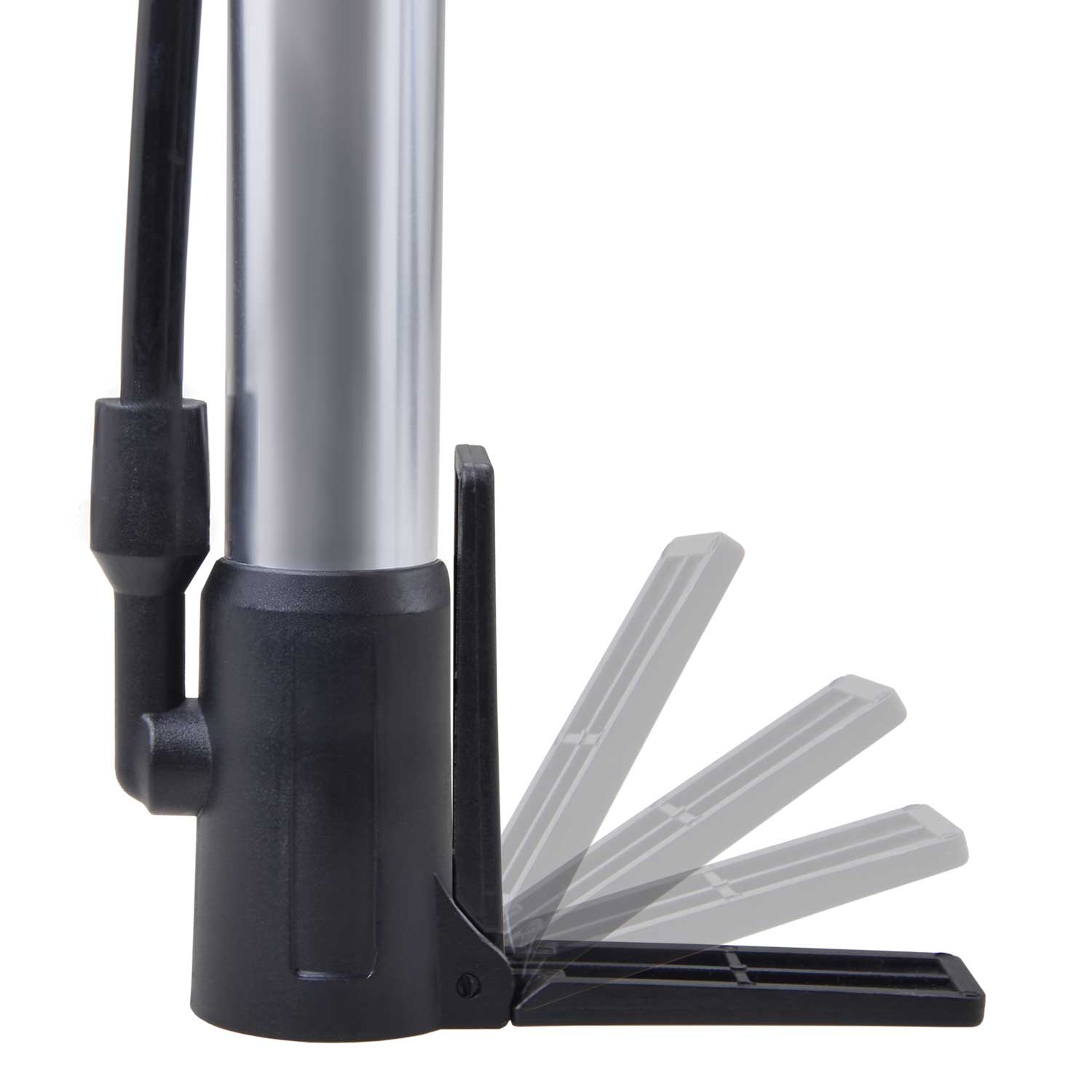 Alu-Hand- und Standluftpumpe  mit Standfuß