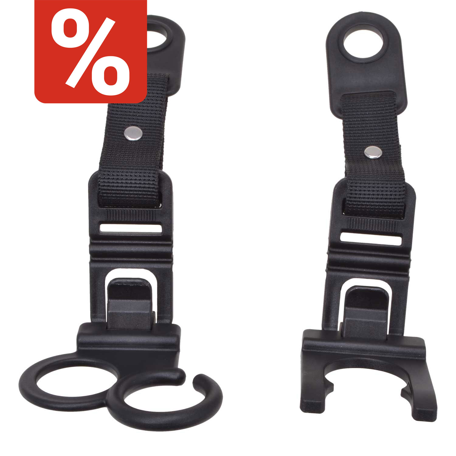 Kopfstützen-Haken 2 er Set