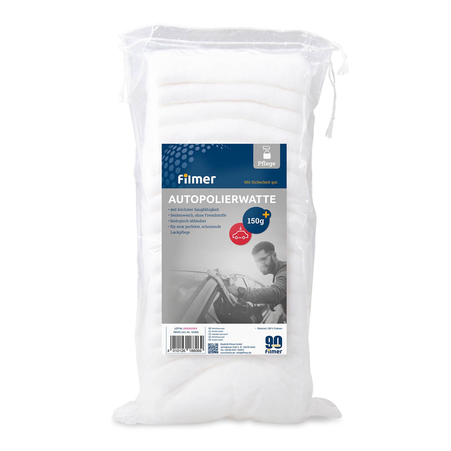 Polierwatte 150g