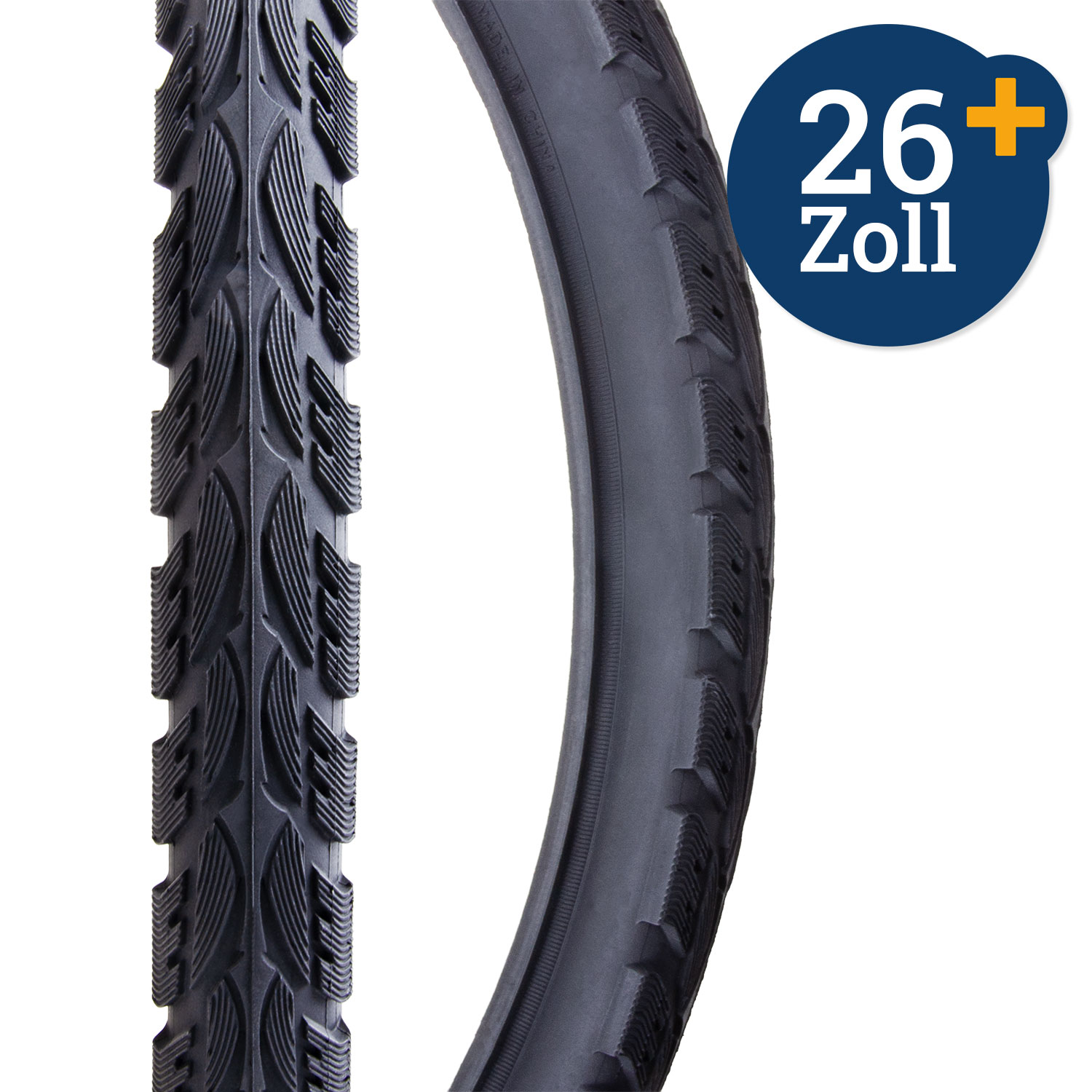 Fahrraddecke P 26x1,75 Standard schwarz