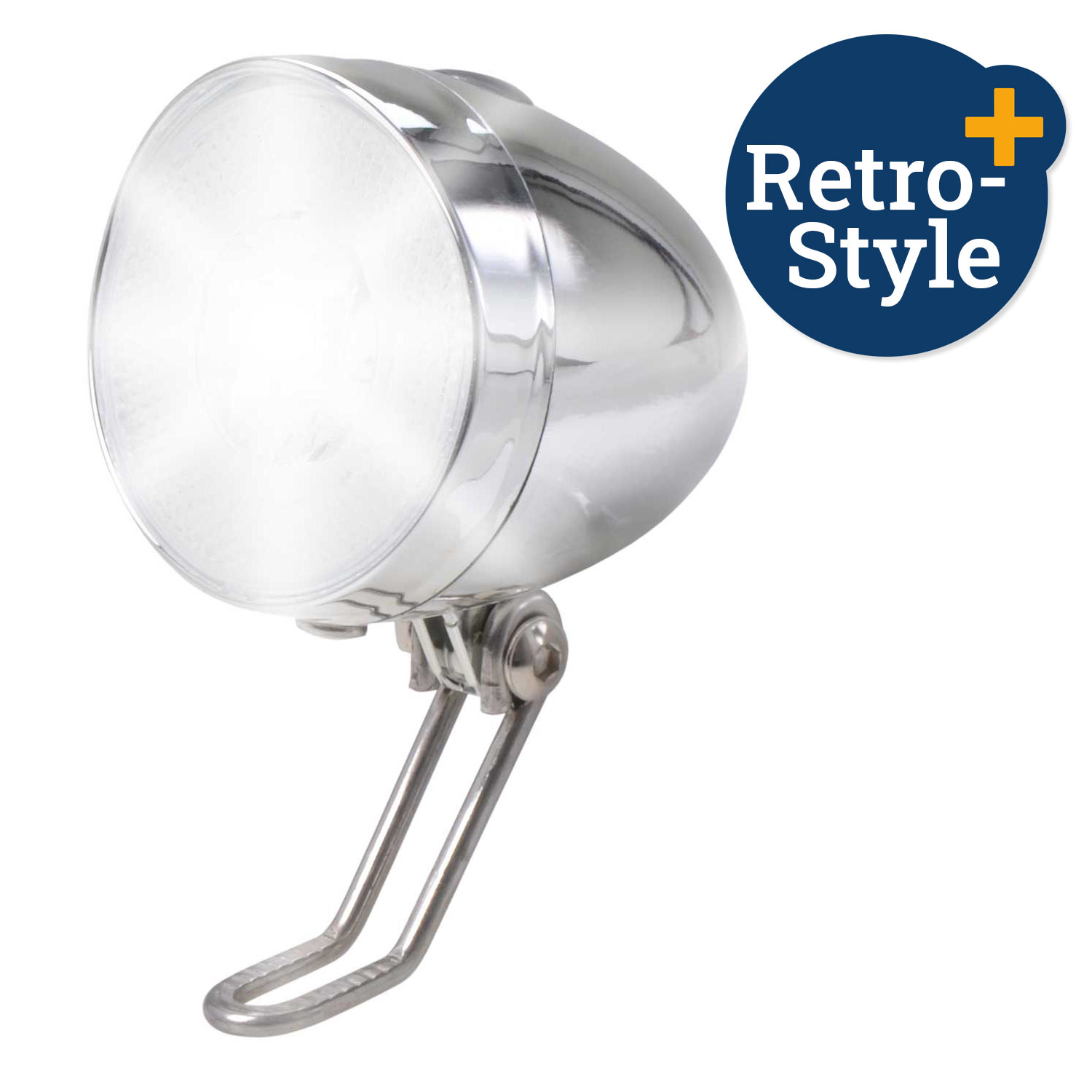 LED-Batterie-Frontlicht 30 LUX Retro