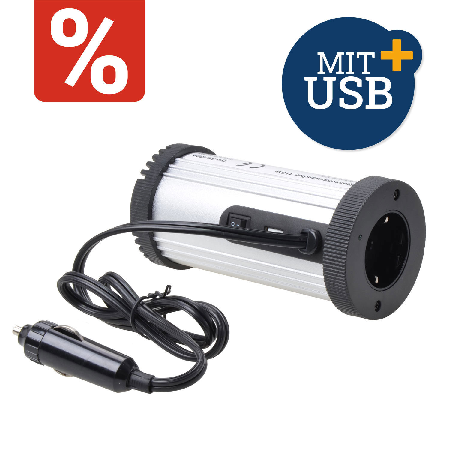 Spannungswandler 150 W 12V auf 230V