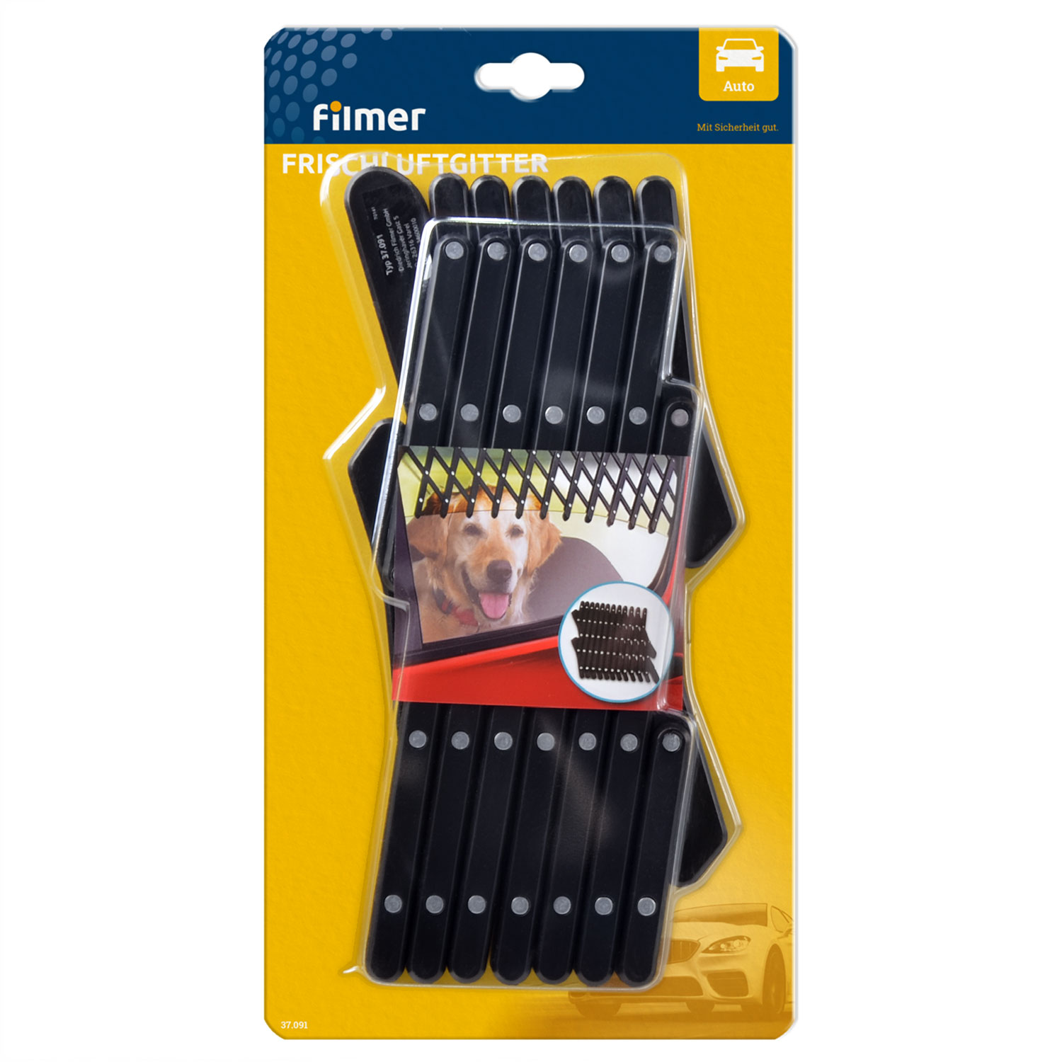 Frischluftgitter für Autofenster