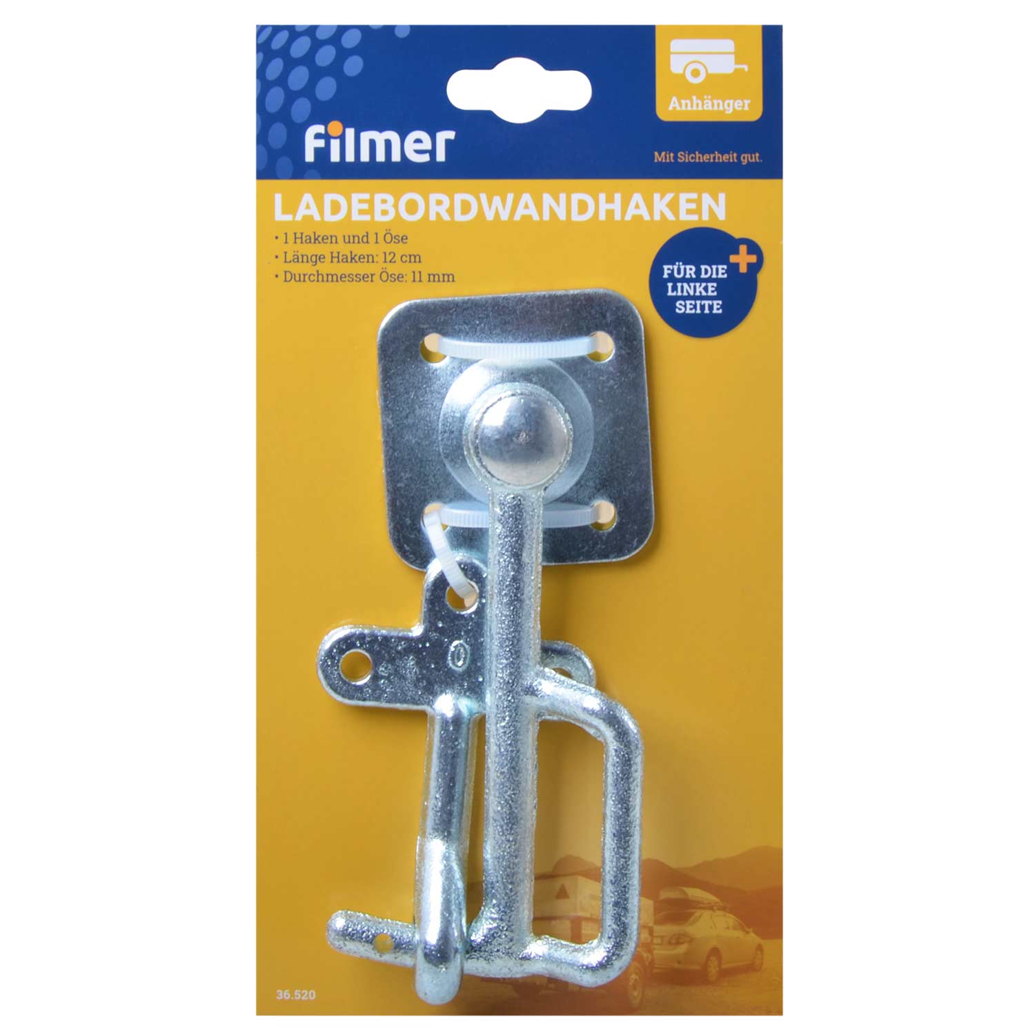 Ladebordwandhaken links