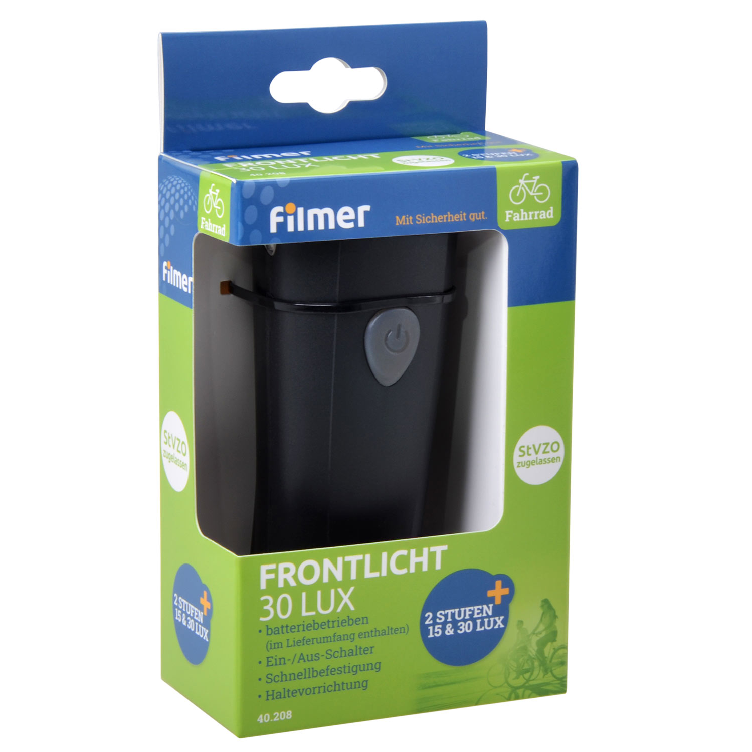 LED-Frontlicht 30 LUX