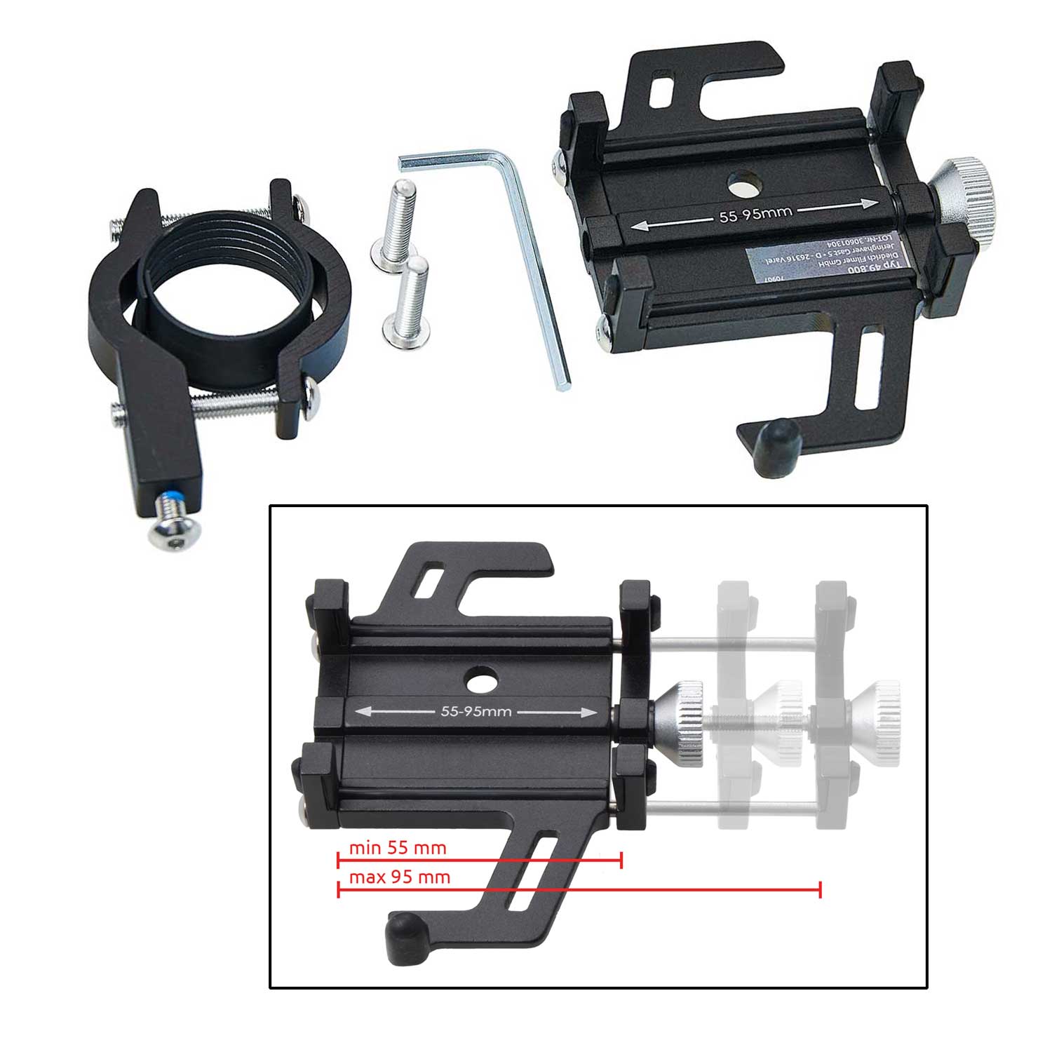 Smartphonehalter für Lenker