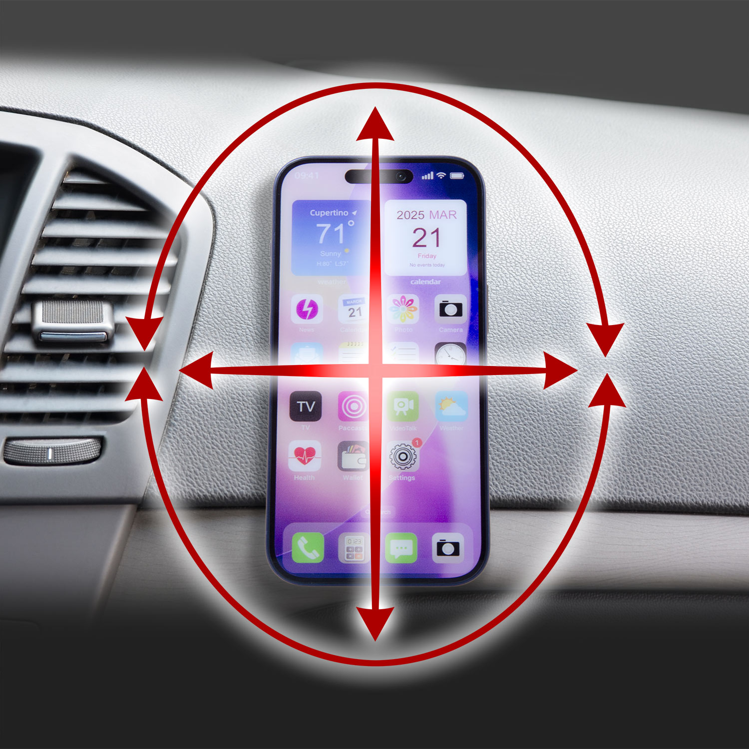 Smartphonehalter              drehbar/neigbar
