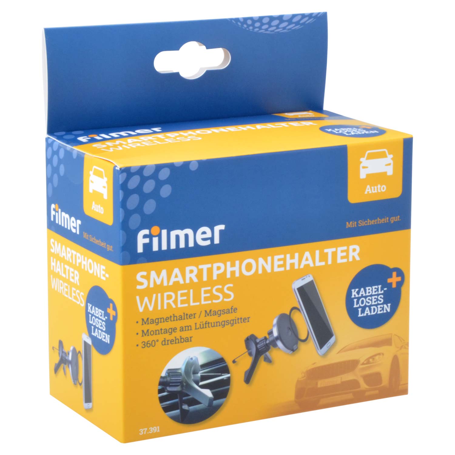 Smartphonehalter Wireless Pro magnetisch, Induktion