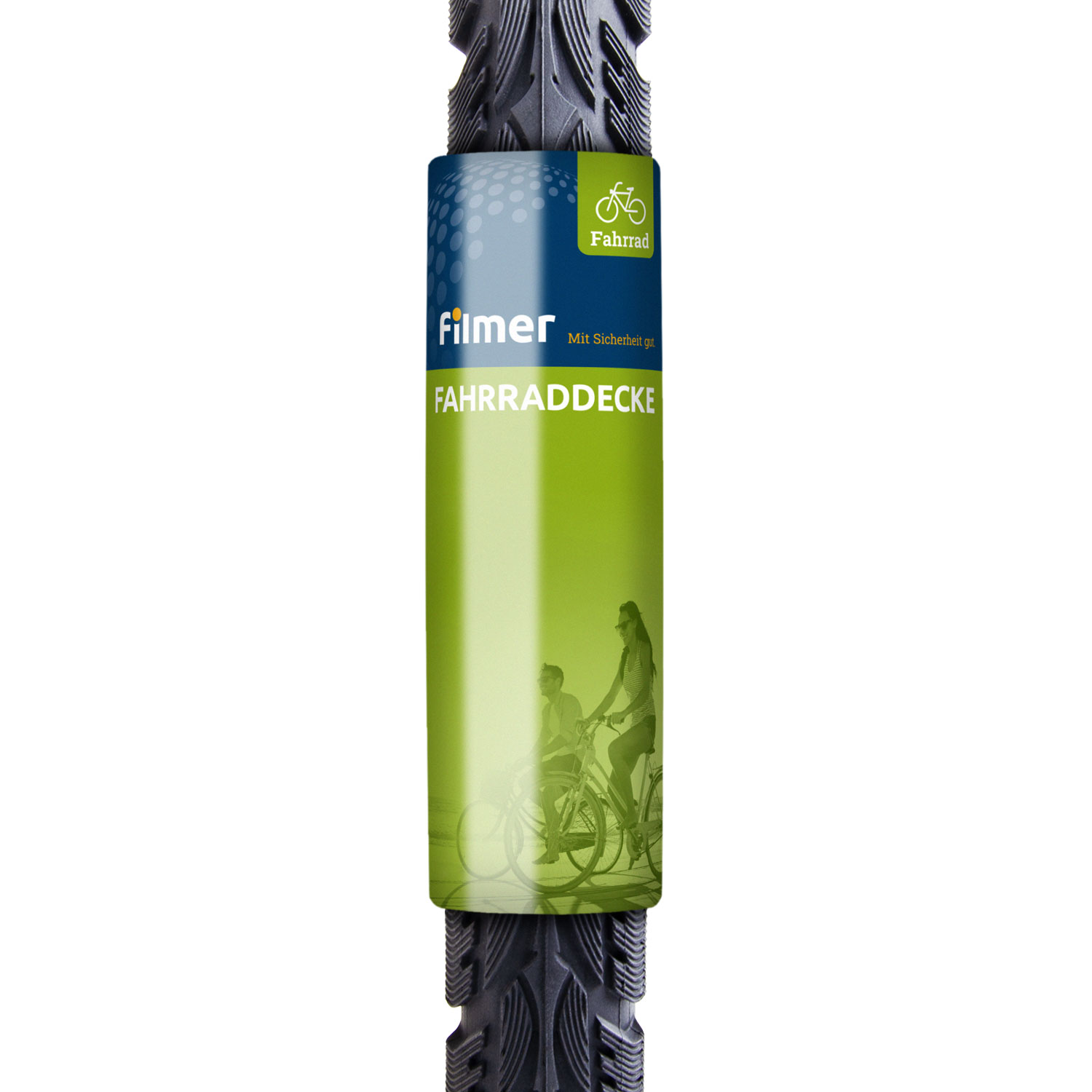 Fahrraddecke P 26x1,75 Standard schwarz
