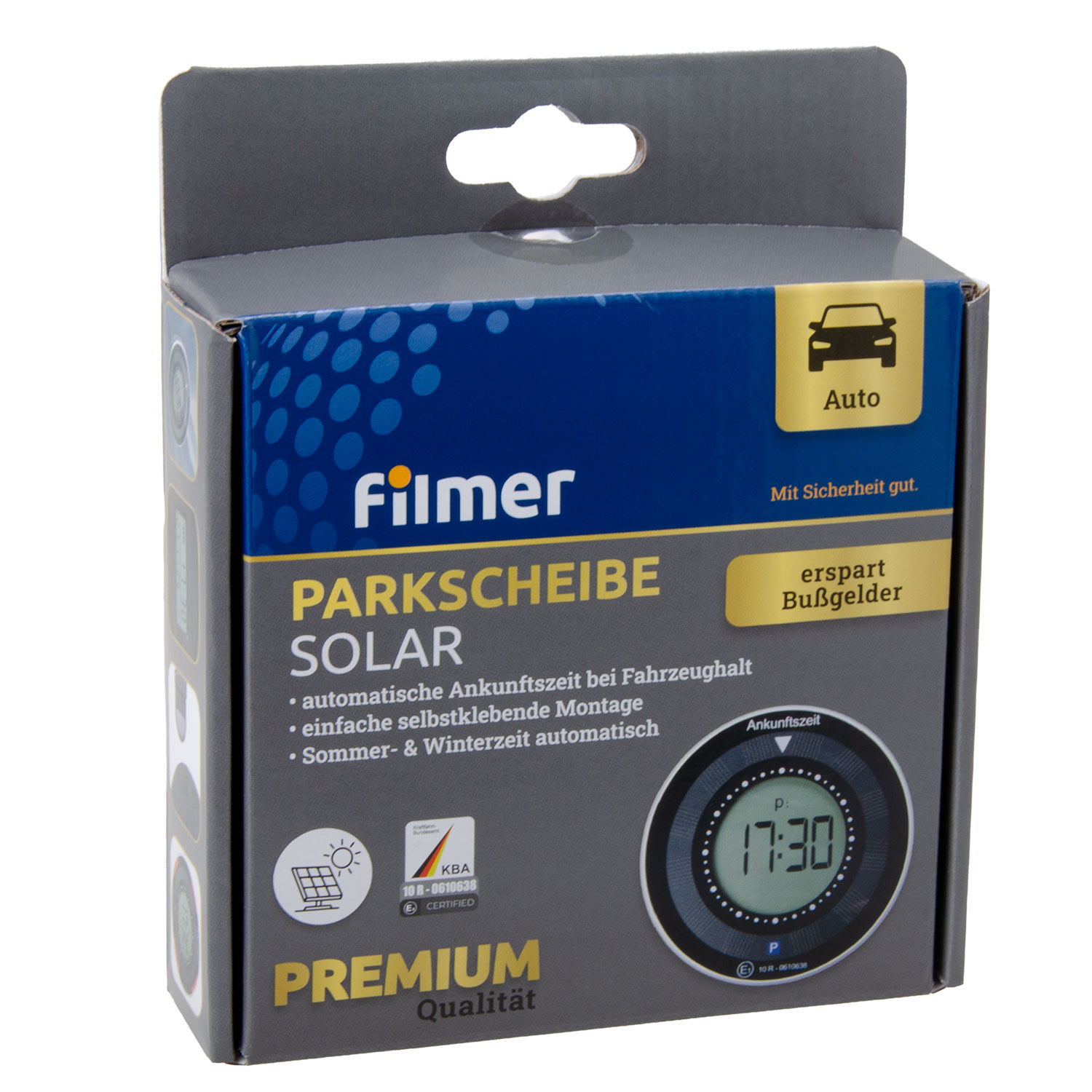 Parkscheibe Solar