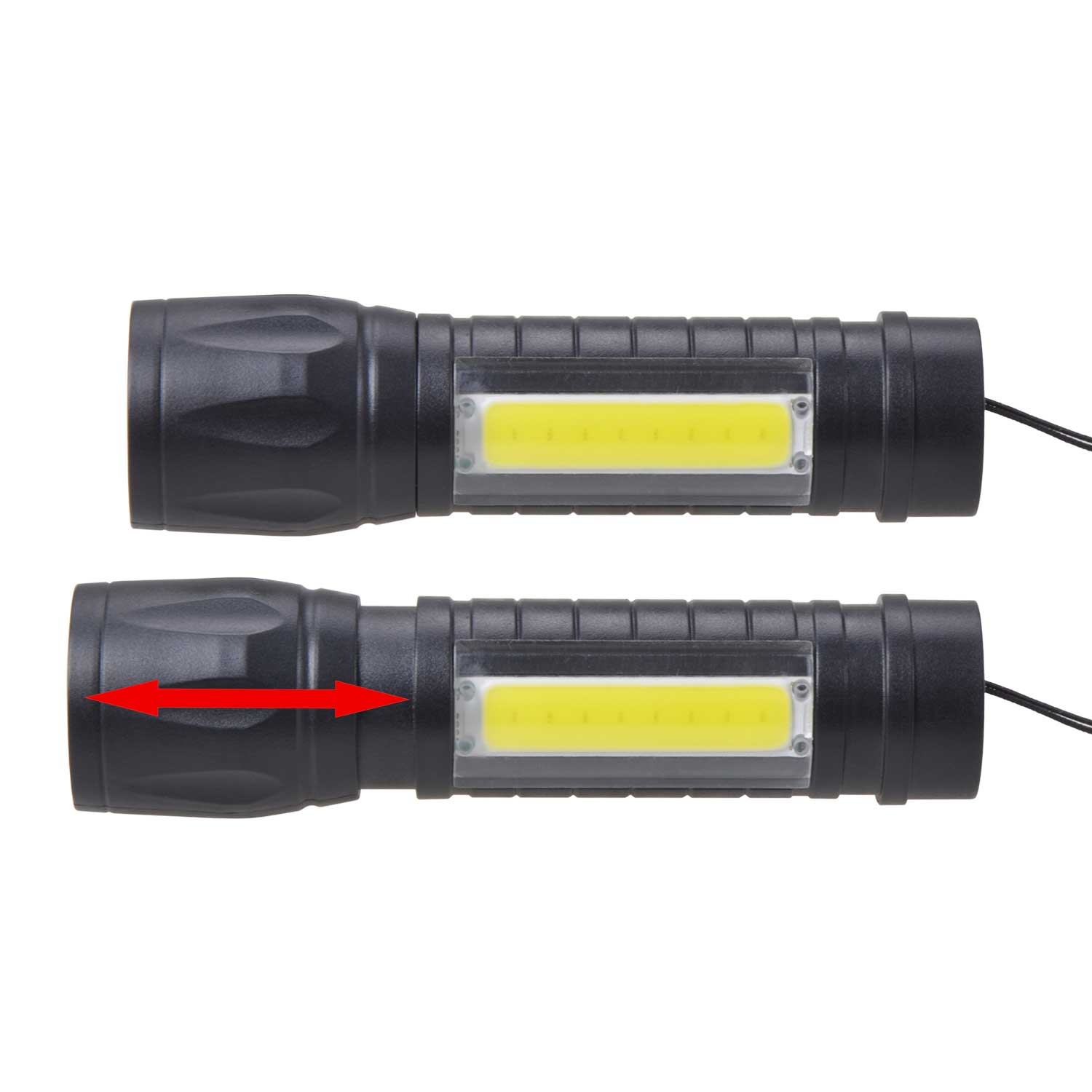 LED Taschenlampe Kompakt      mit Akku 130 Lumen