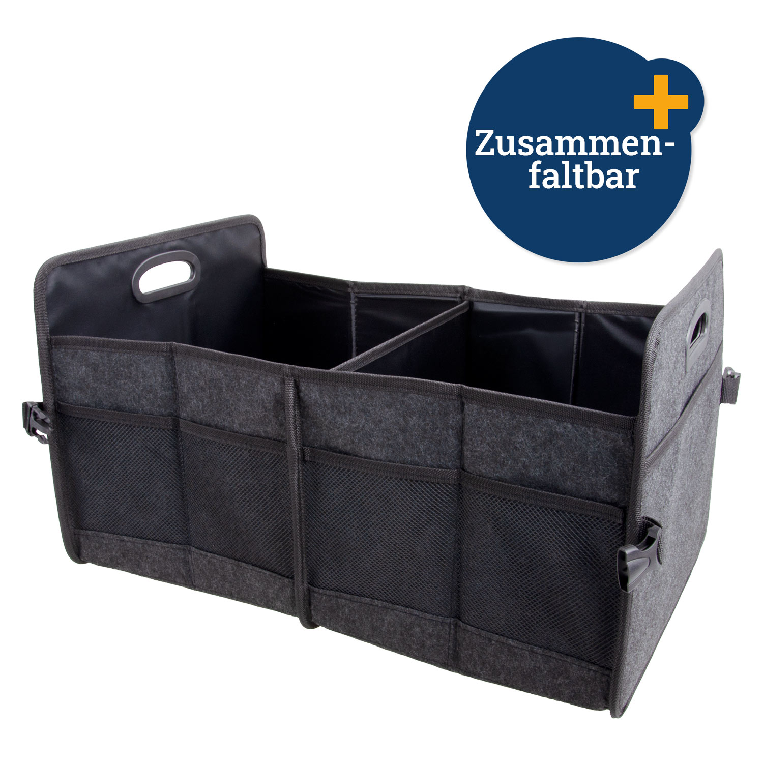 Kofferraumtasche und textile Klappbox
