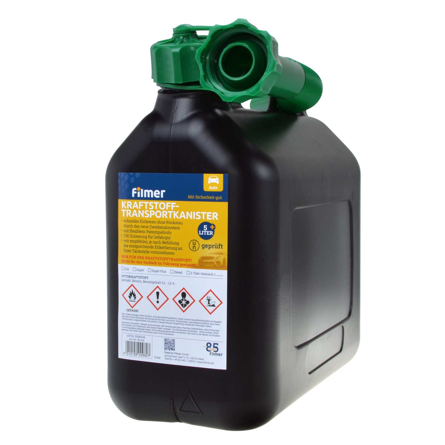 Benzinkanister 5 Liter HDPE/UN