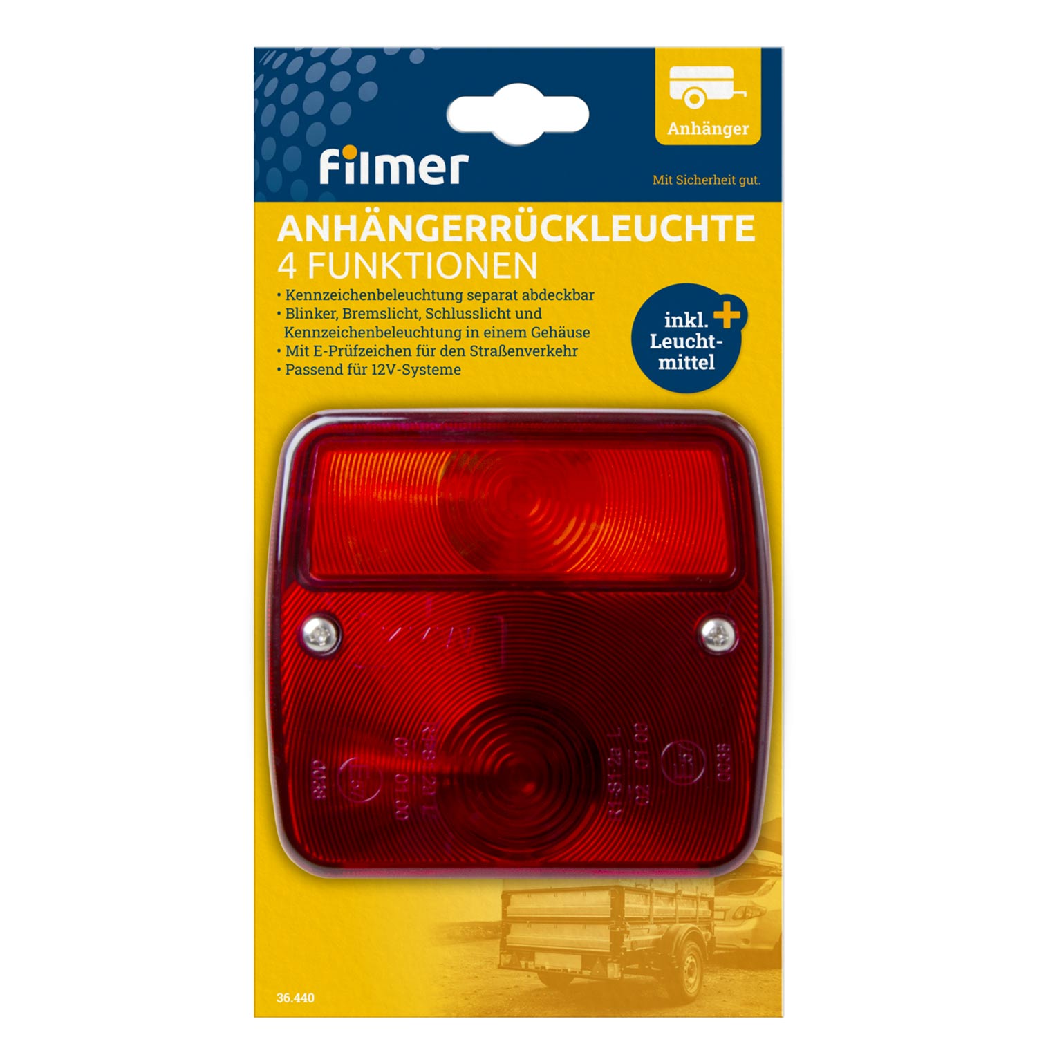 Anhängerrückleuchte 4 Funktionen