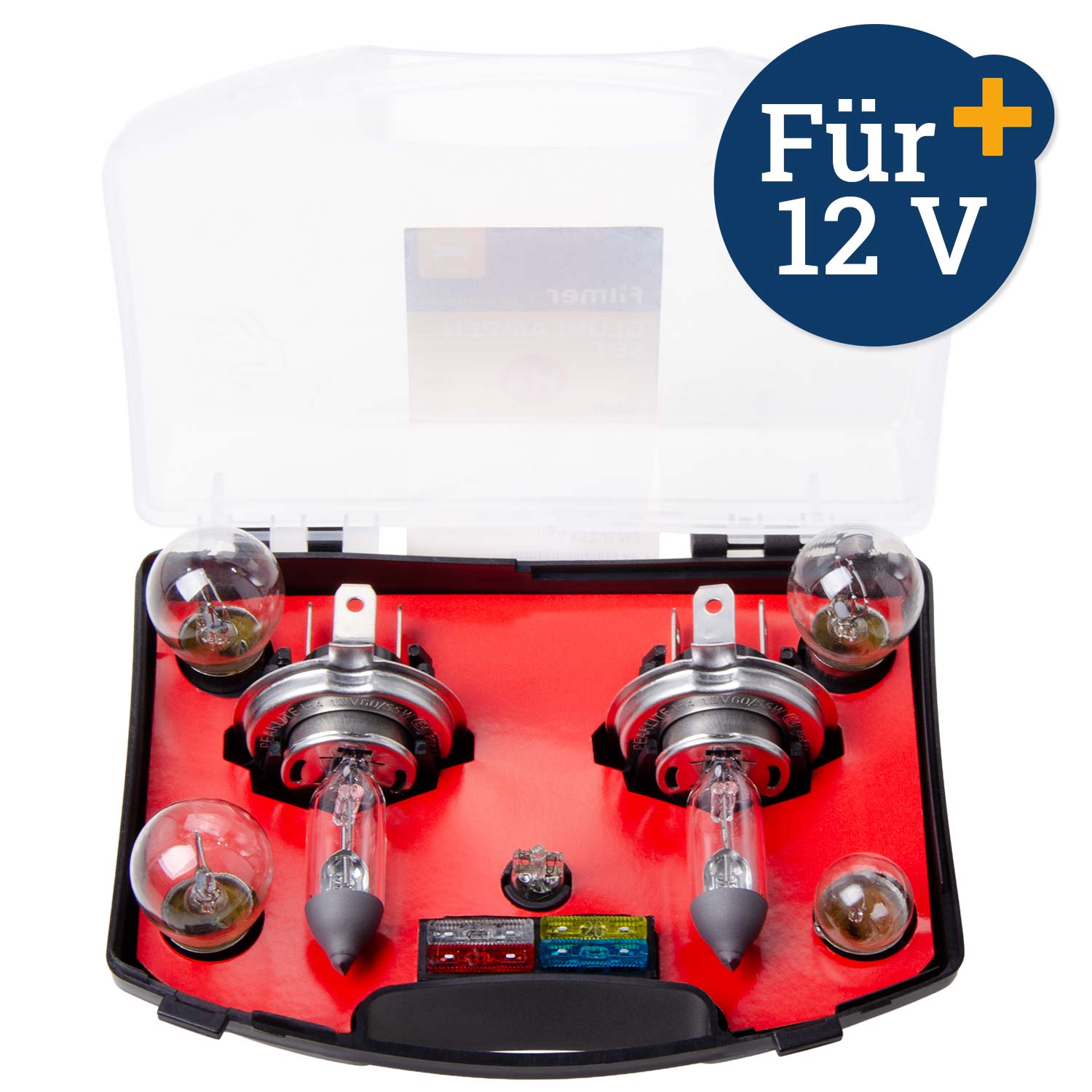 Glühlampen-Ersatzkasten H4/12V Luxus 11-tlg.