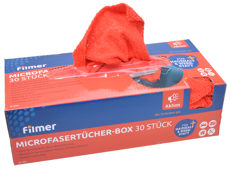 Microfasertücher-Box 30 Stück