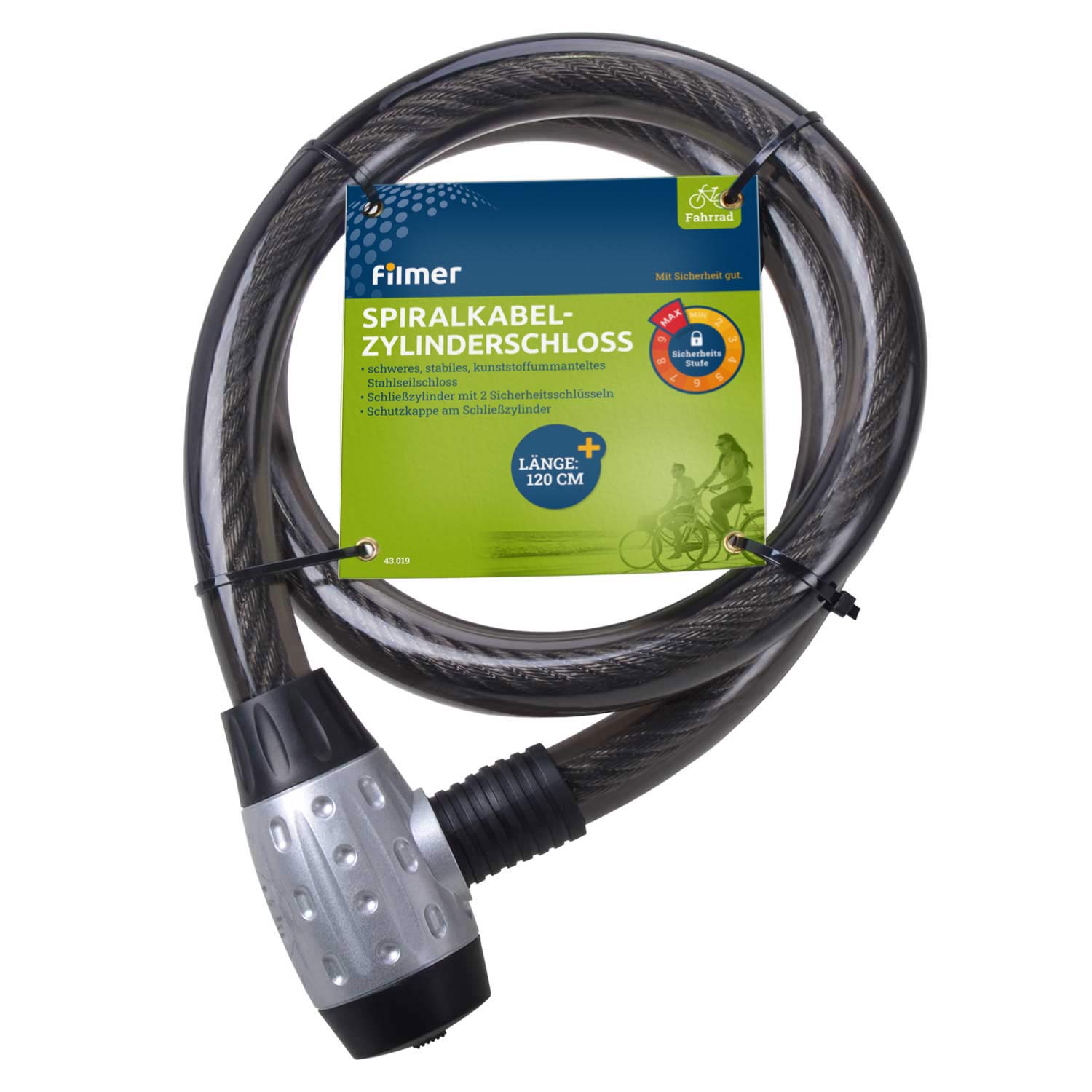 Fahrrad und Motorradschloss 120/25