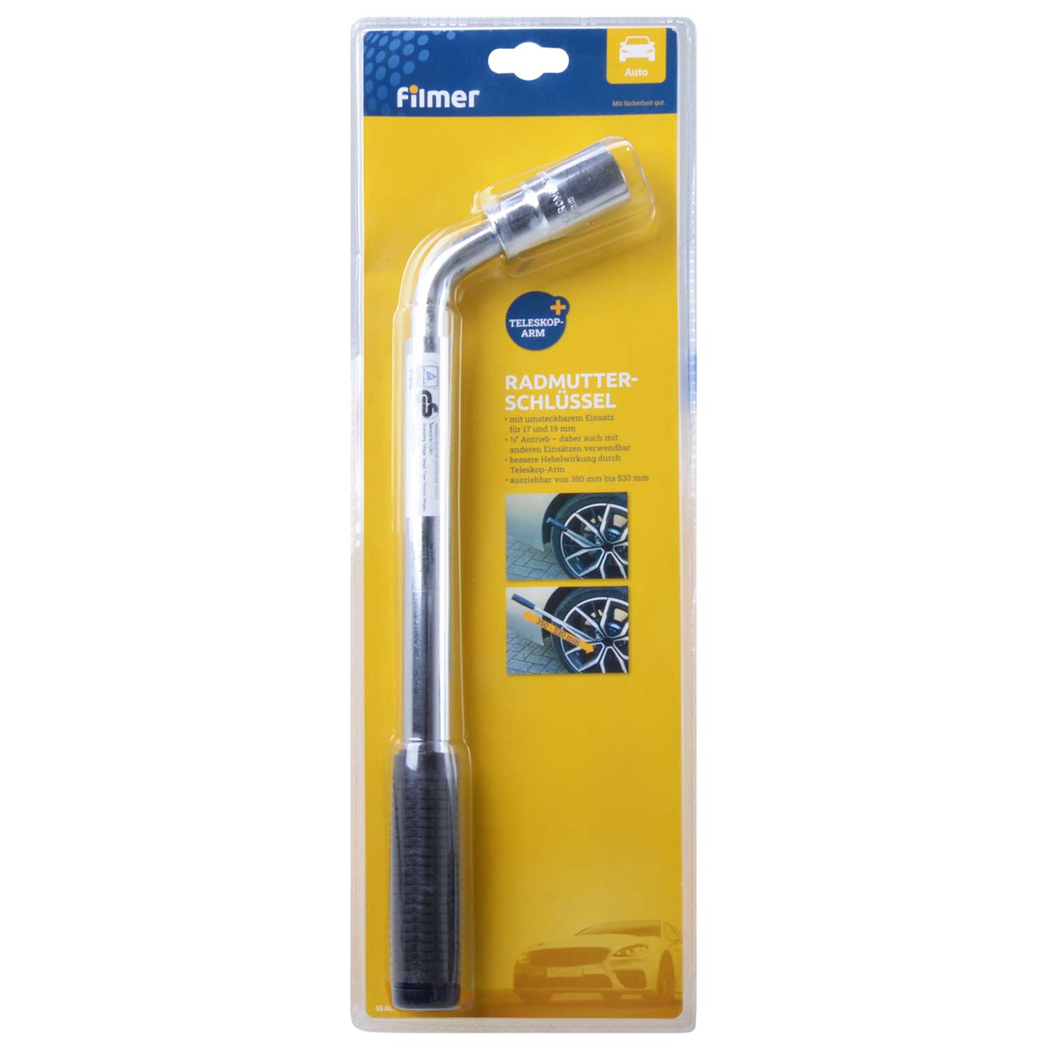 Radmutterschlüssel 17/19mm