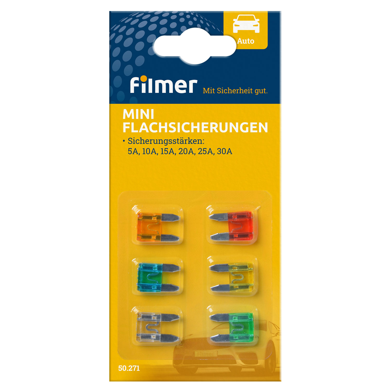 Flachsicherung Mini 6 Stück