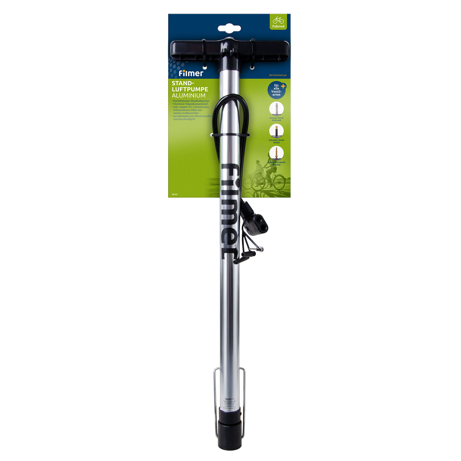 Standluftpumpe Aluminium