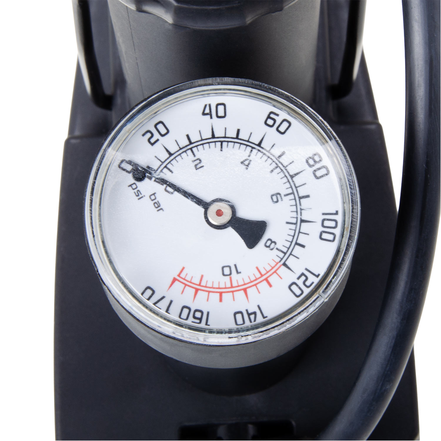 Kompakt-Fußluftpumpe alle Ventile