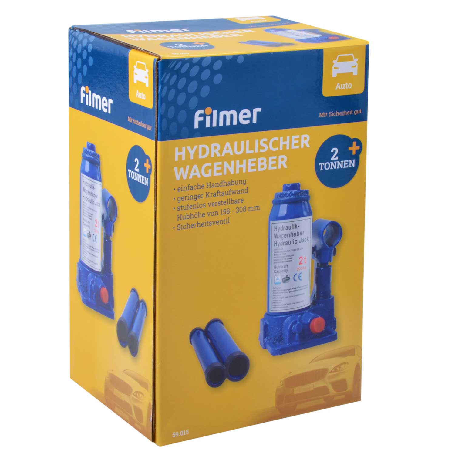 Stempelwagenheber 2 t