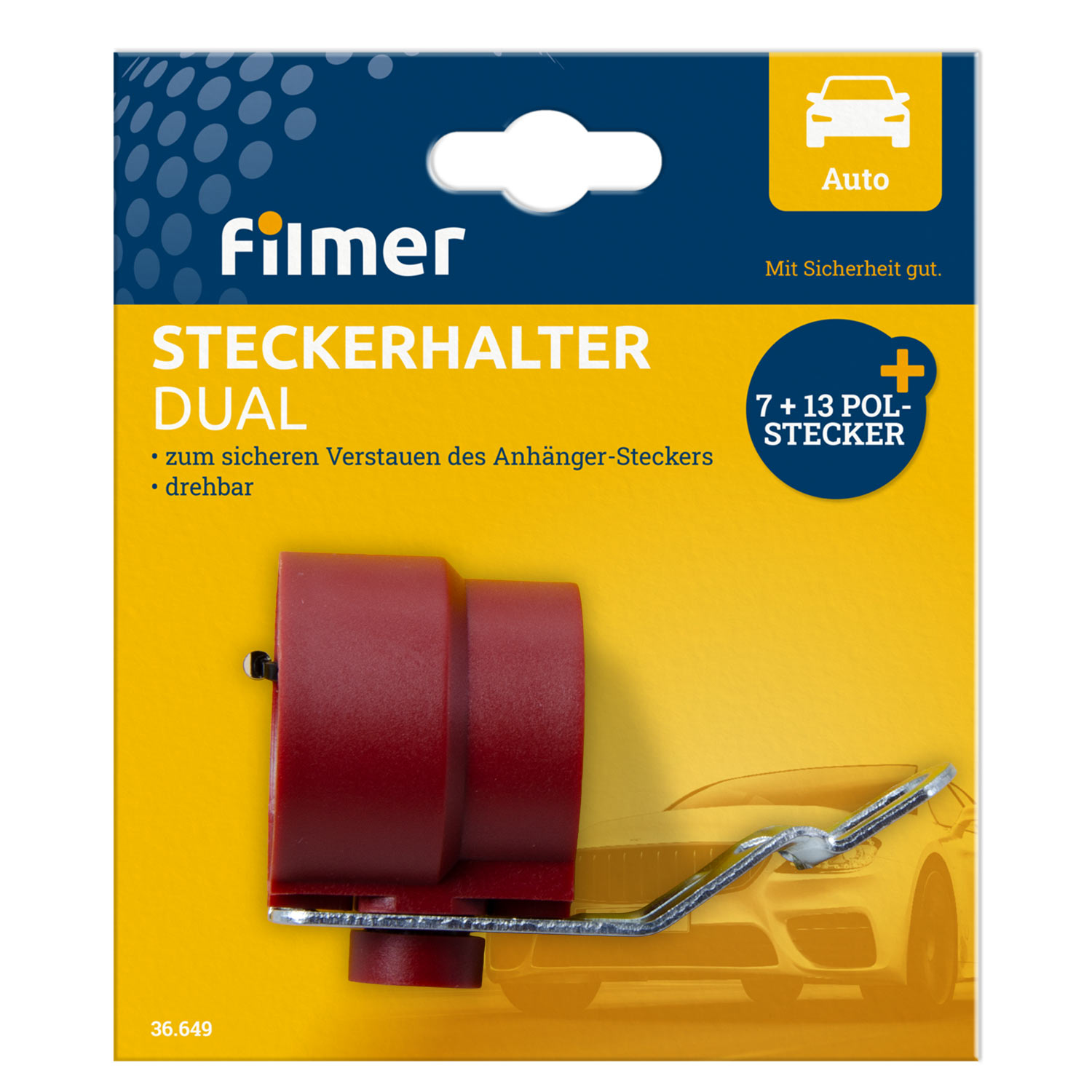 Steckerhalter Dual