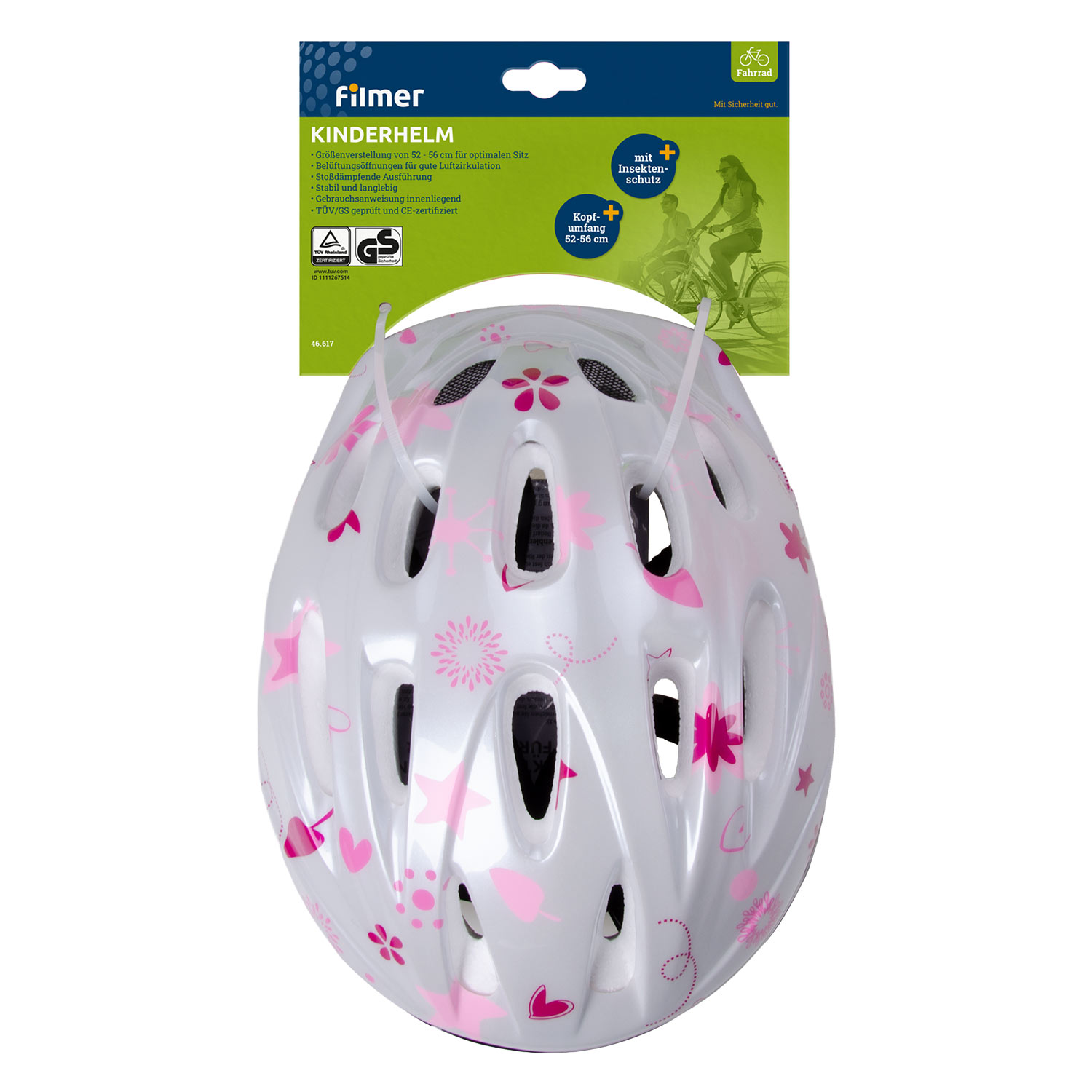 Fahrradhelm für Kinder        weiß