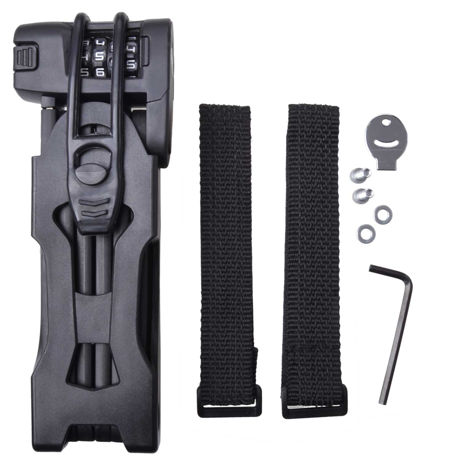 Faltschloss mit               Zahlenkombination