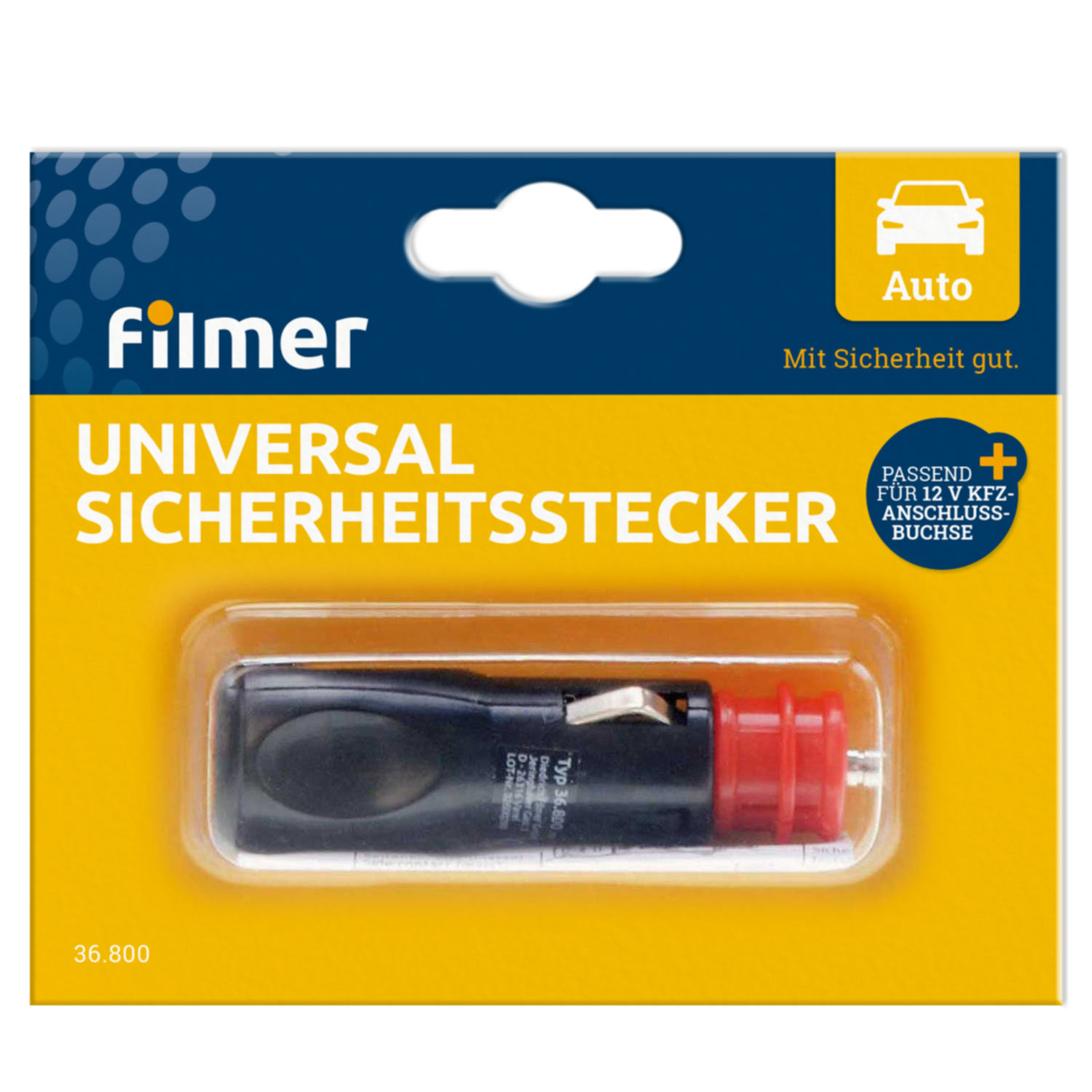 Universal Sicherheitsstecker 12 V