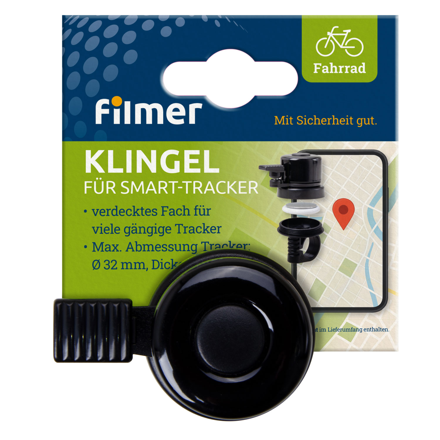 Fahrradglocke                 für Smart Tracker