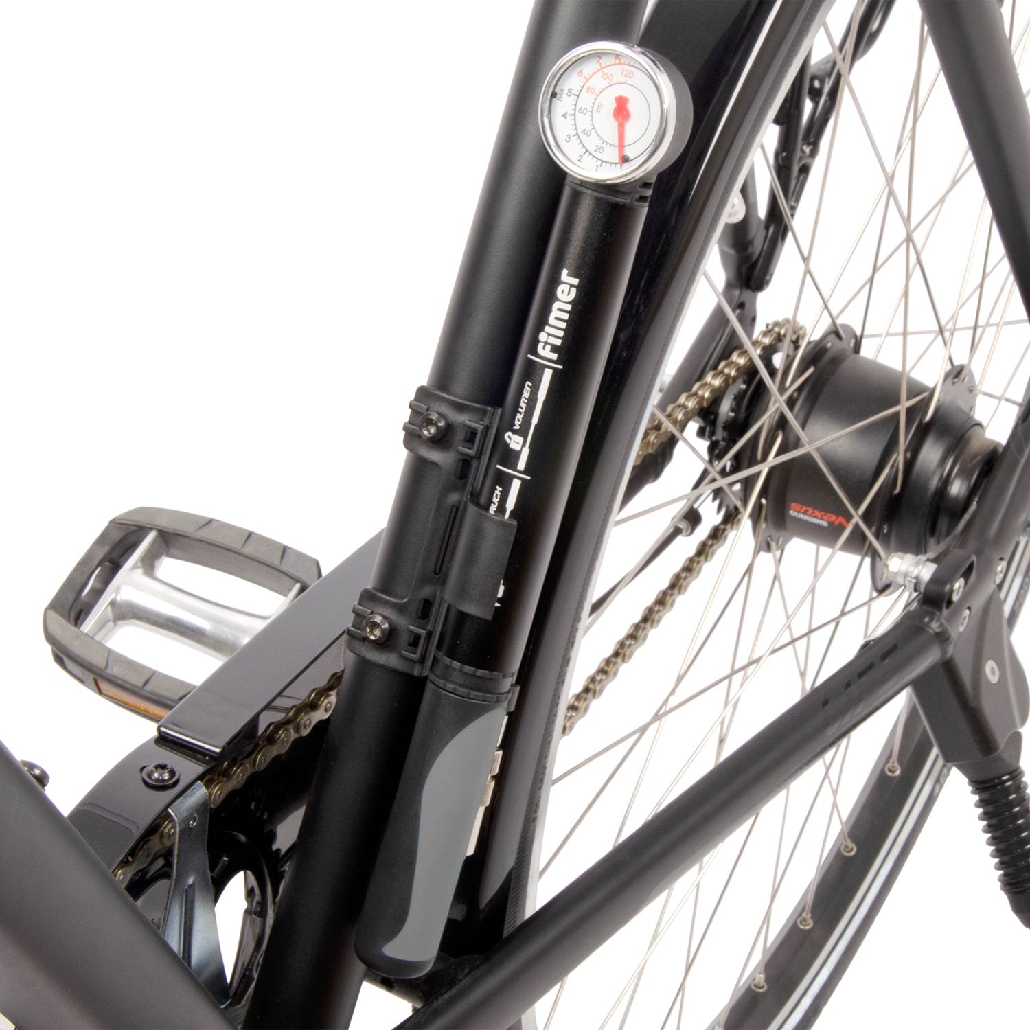 Luftpumpe mit Manometer