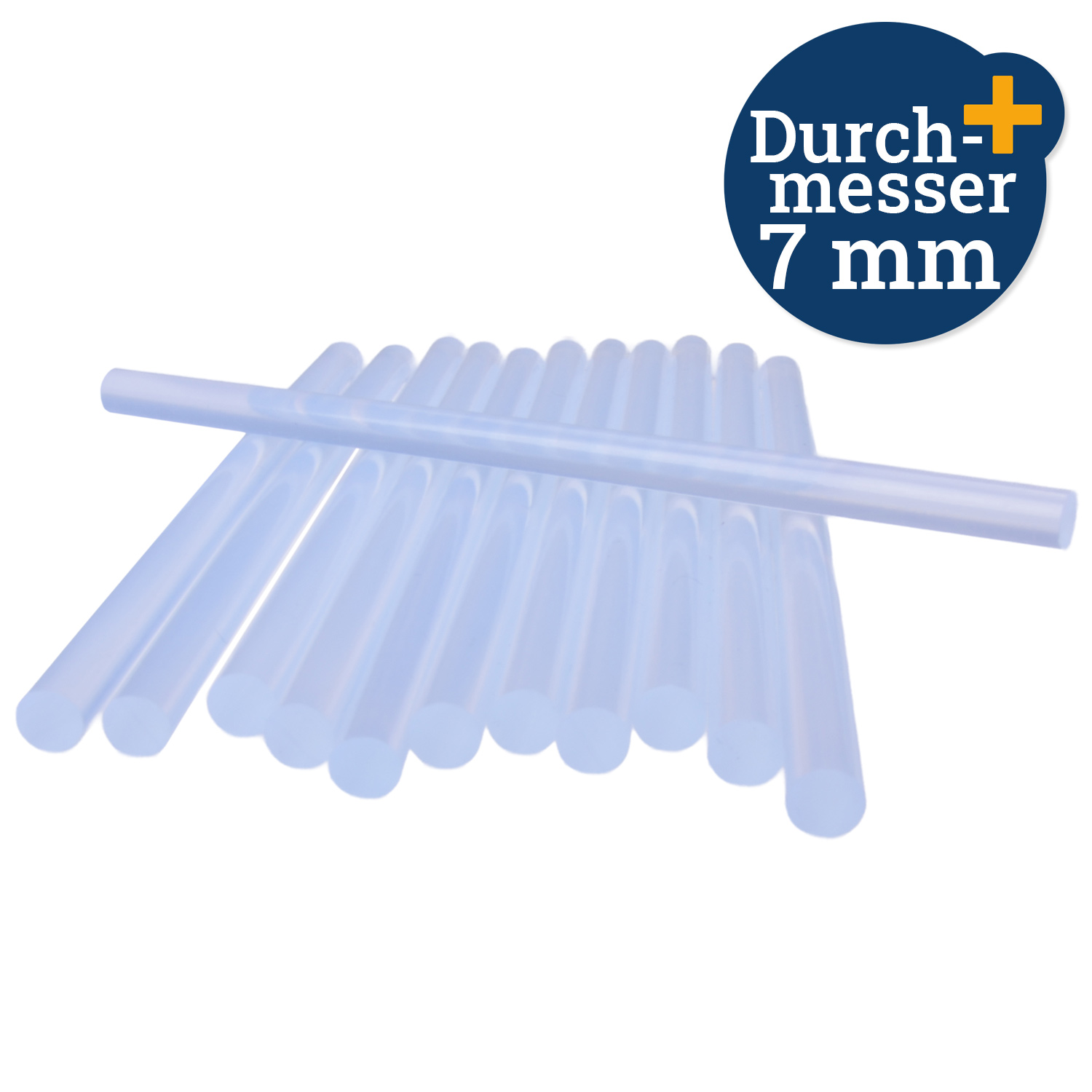 Klebestifte 7 mm, 12er,       für Heißklebepistole Akku 20 W