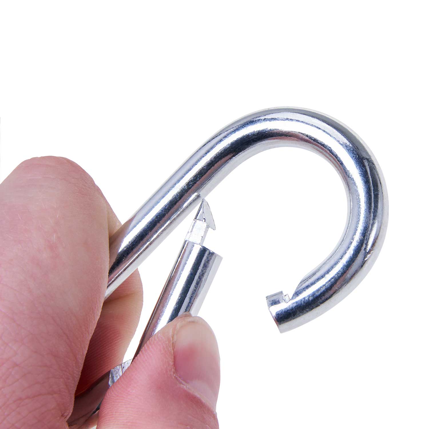 Karabinerhaken 4er-Set 8 x 8