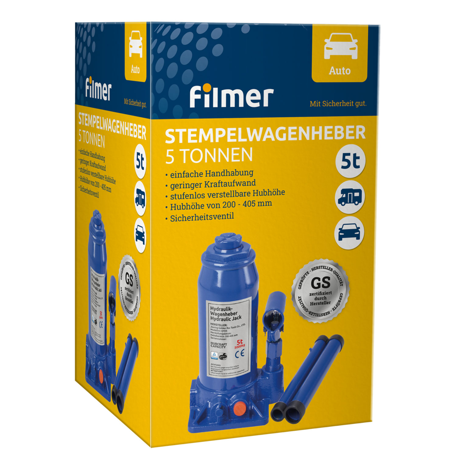 Stempelwagenheber 5 t