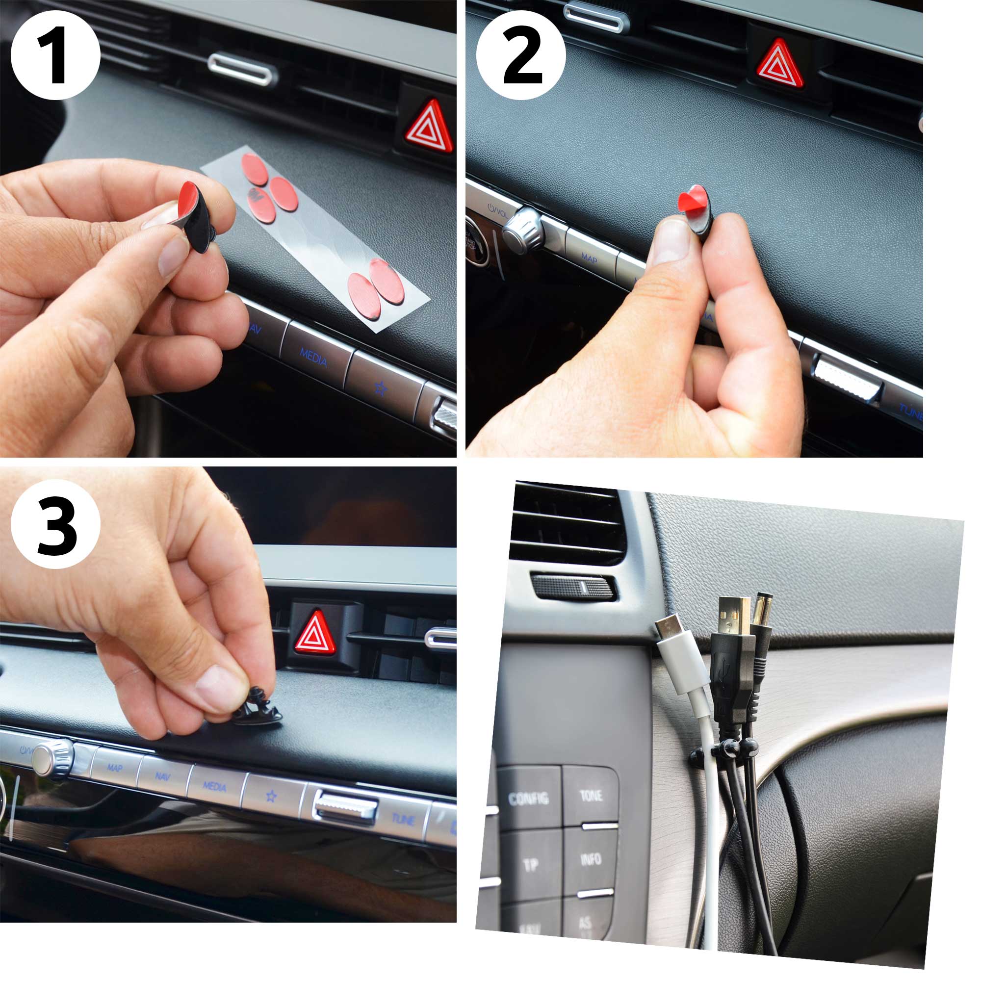 Kabelhalter selbstklebend