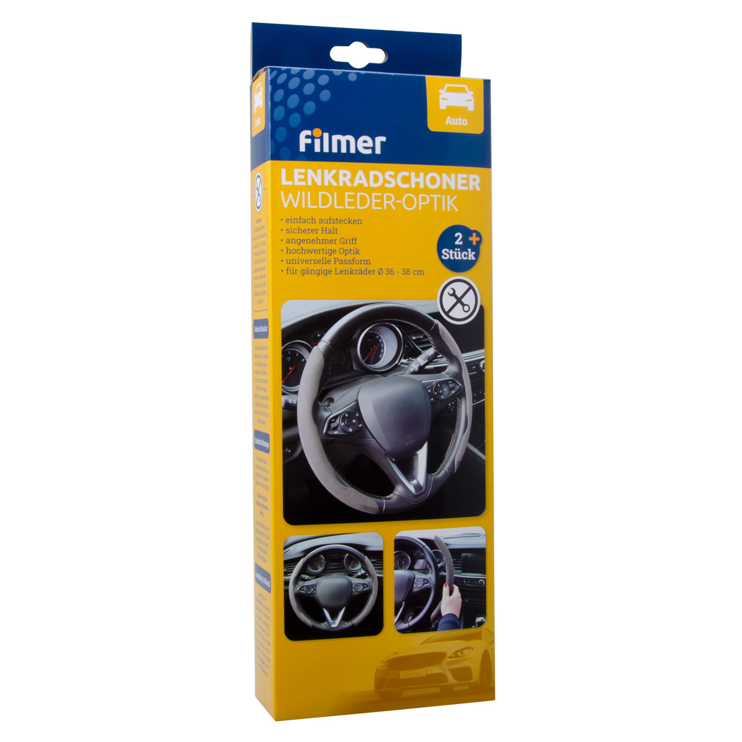 Lenkradbezug Snap-On          Wildleder Optik