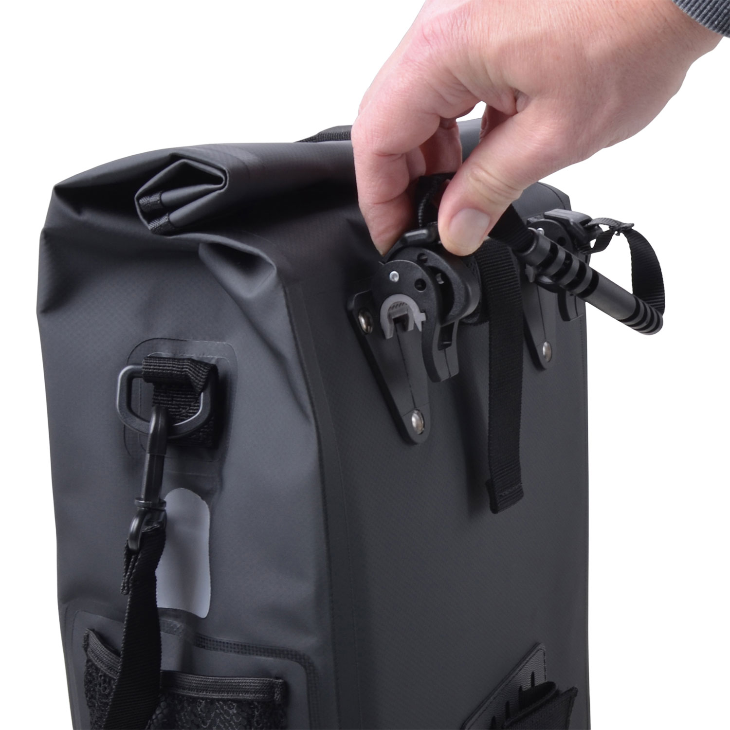 Fahrradtasche Premium schwarz für Gepäckträger