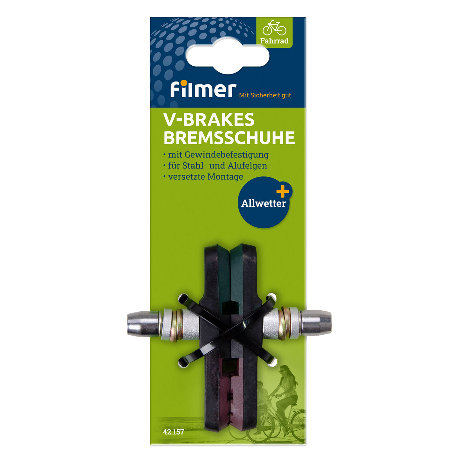 V-Brakes Bremsschuh Allwetter