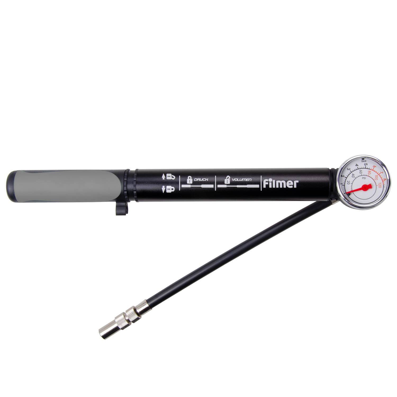 Luftpumpe mit Manometer