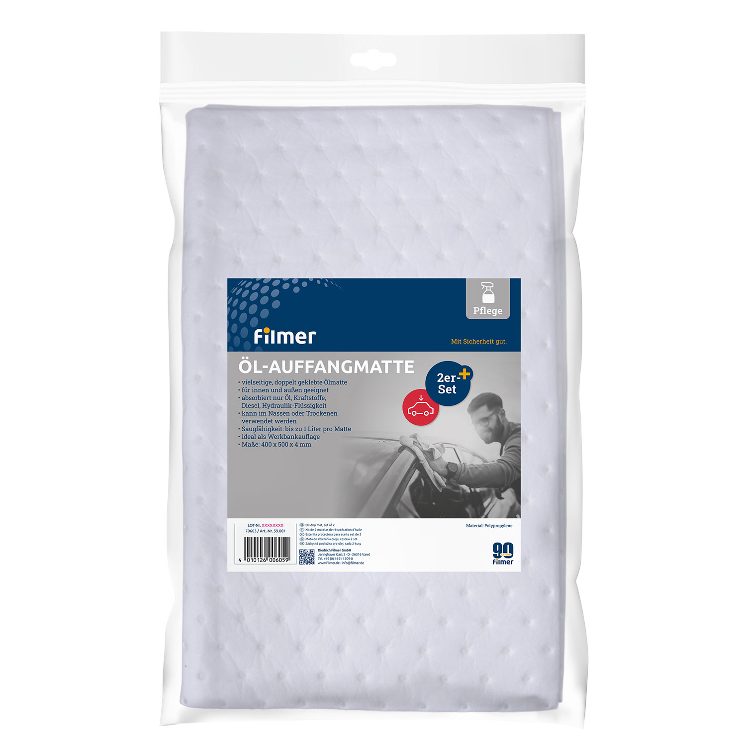 Öl-Auffangmatte 2er-Set