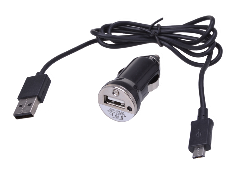 USB Adapter 12/24 V 1000 mA mit USB Kabel